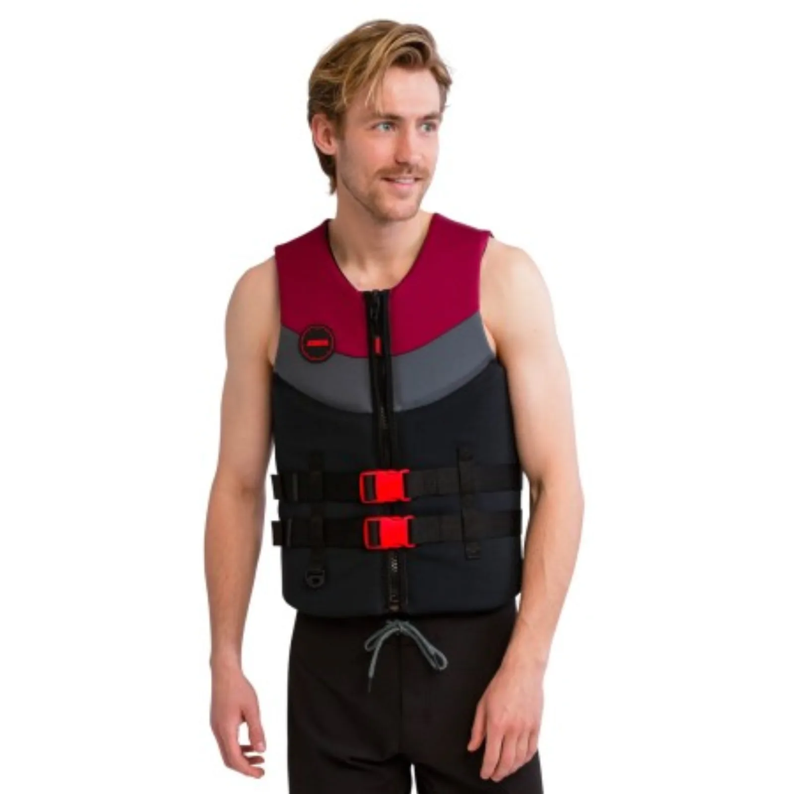 Jobe Neopren Can Yeleği Erkek Burgundy Kırmızı