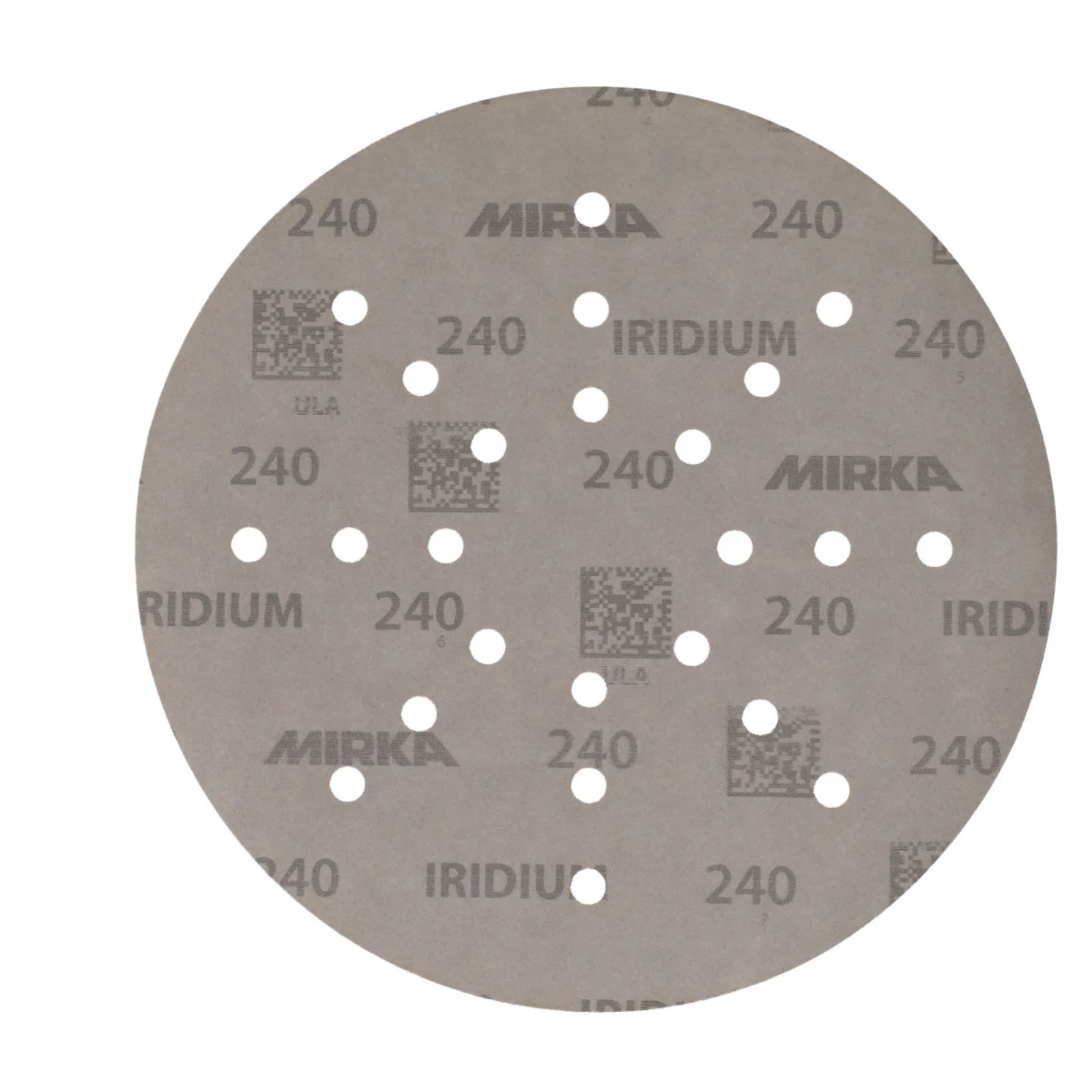 Mirka 225 mm IRIDIUM Premium Zımpara Diski P240 24 Delik