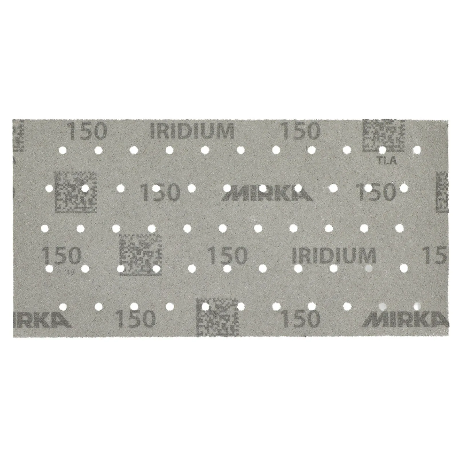 Mirka 115×230 mm IRIDIUM Premium Zımpara Diski P150 55 Delik — 50'li Paket