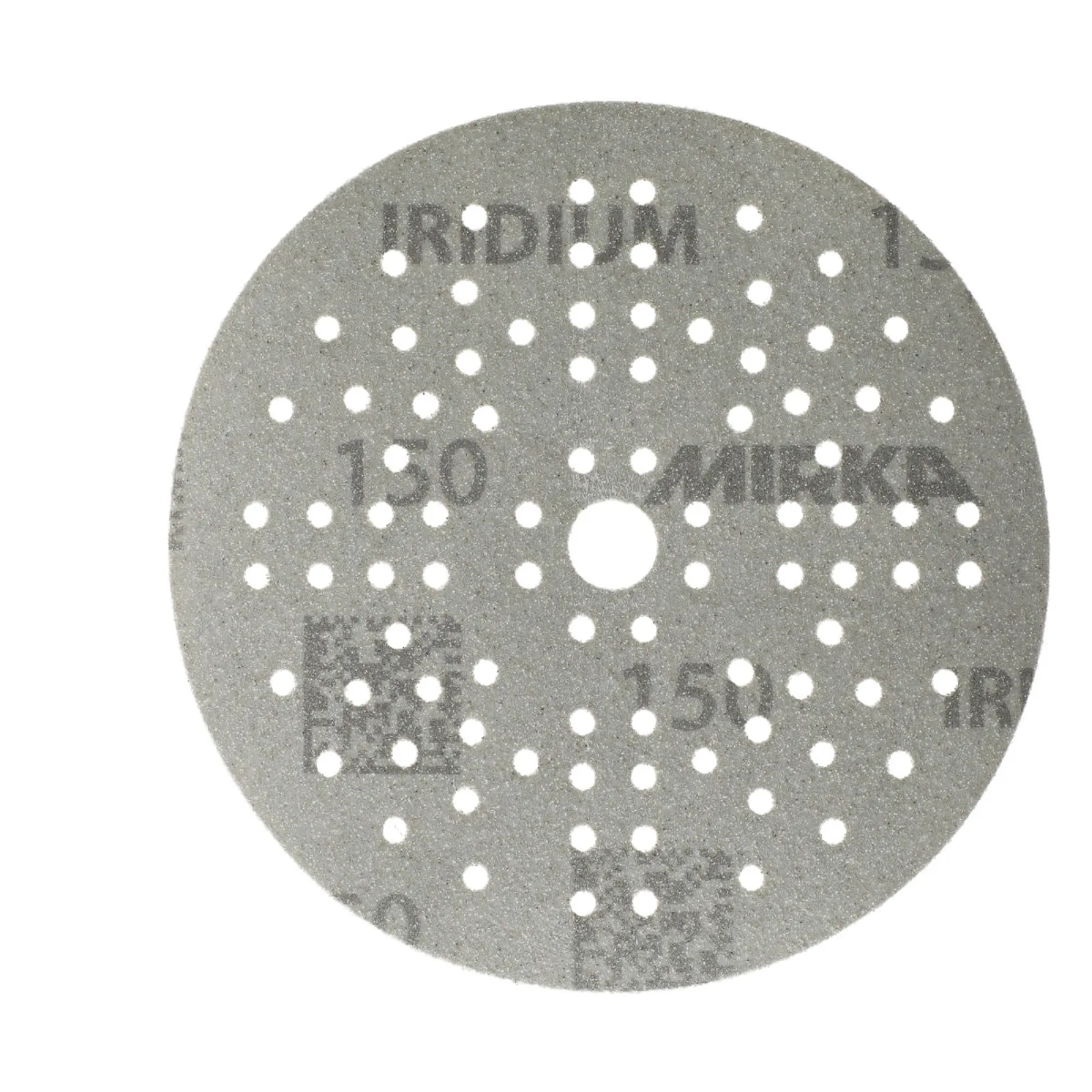 Mirka 125 mm IRIDIUM Premium Zımpara Diski P150 89 Delik — 100'lü Paket
