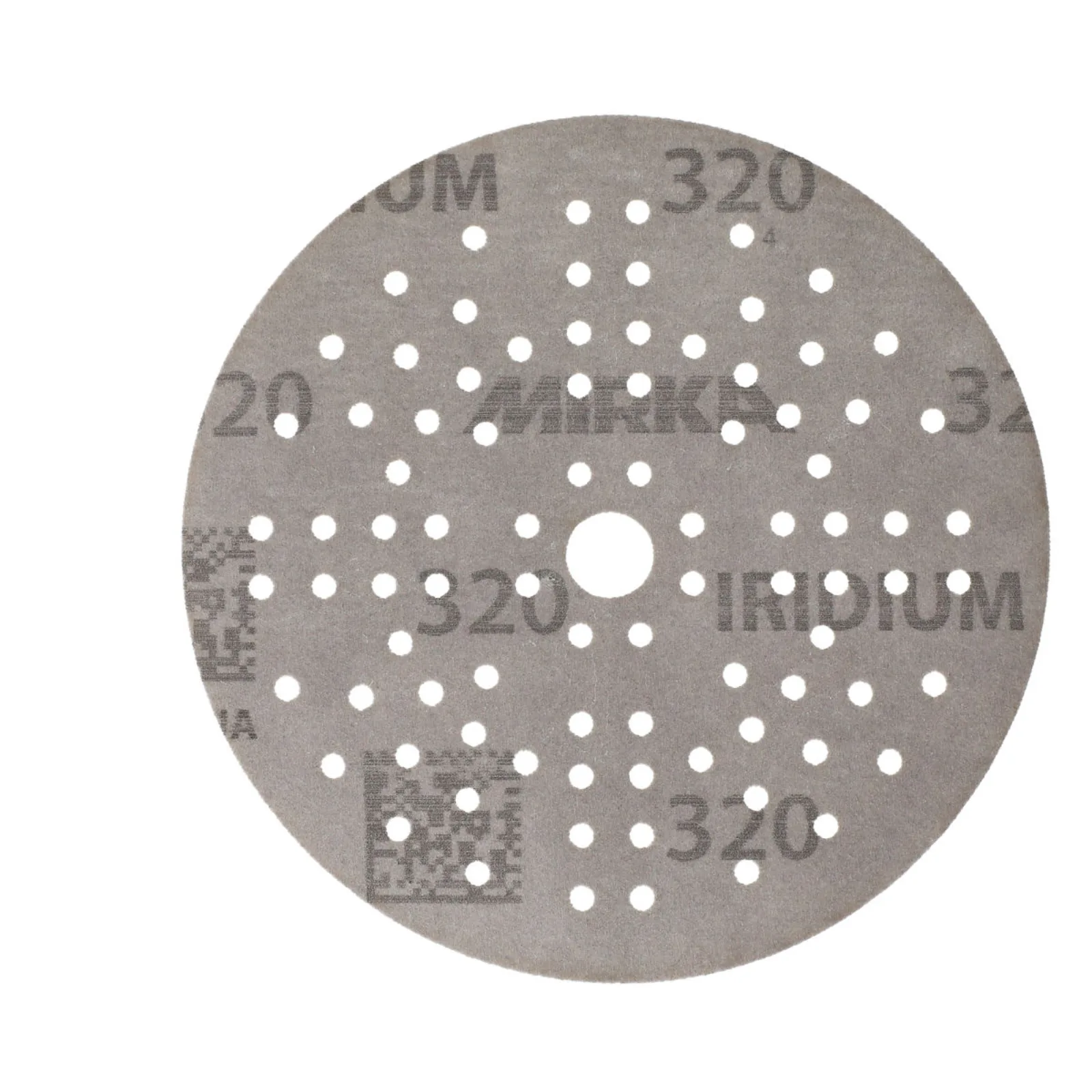 Mirka 125 mm IRIDIUM Premium Zımpara Diski P320 89 Delik — 100'lü Paket