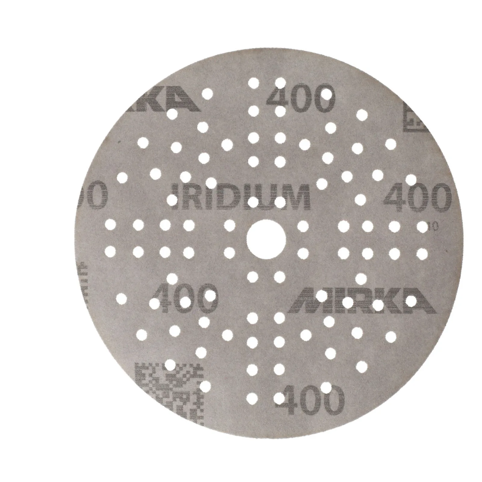 Mirka 125 mm IRIDIUM Premium Zımpara Diski P400 89 Delik — 100'lü Paket