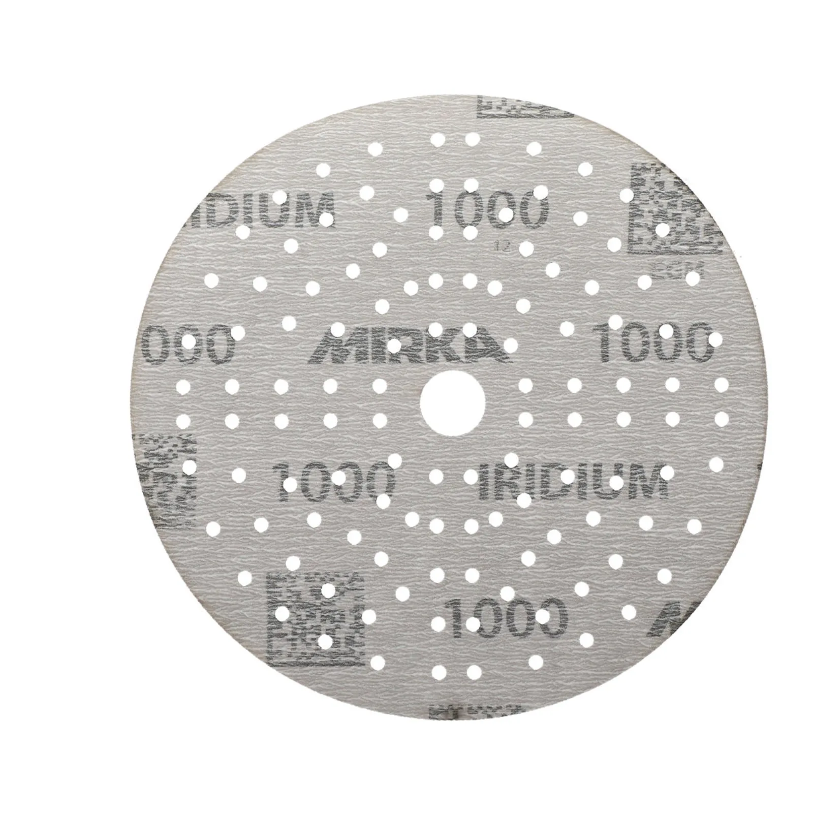 Mirka 150 mm IRIDIUM Premium Zımpara Diski P1000 121 Delik — 50'li Paket