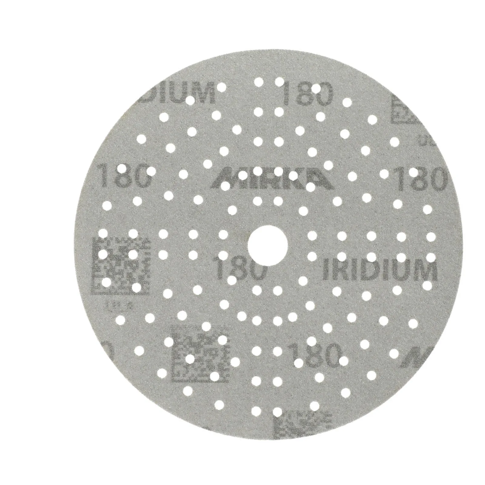 Mirka 150 mm IRIDIUM Premium Zımpara Diski P180 121 Delik — 100'lü Paket