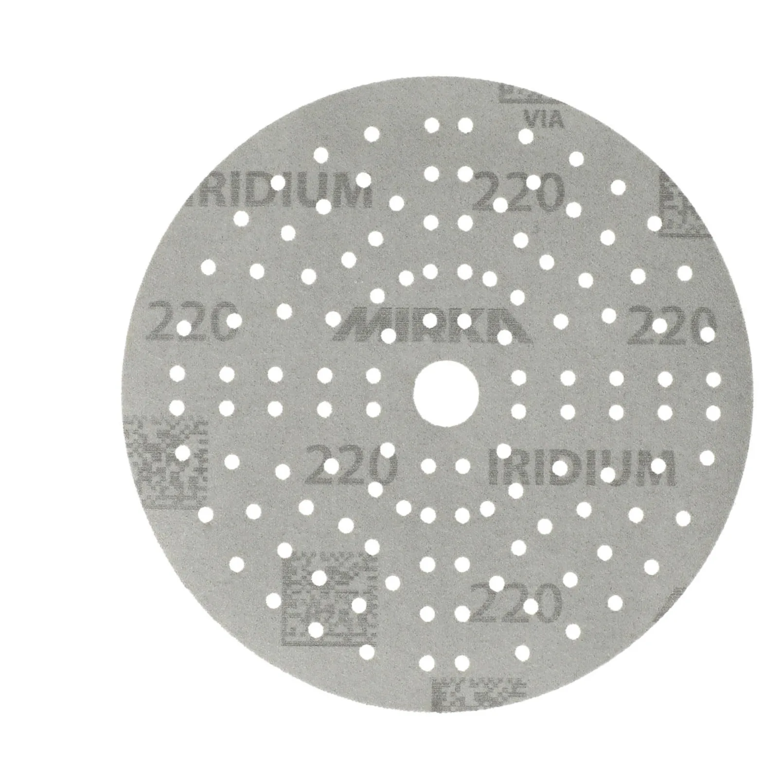 Mirka 150 mm IRIDIUM Premium Zımpara Diski P220 121 Delik — 100'lü Paket