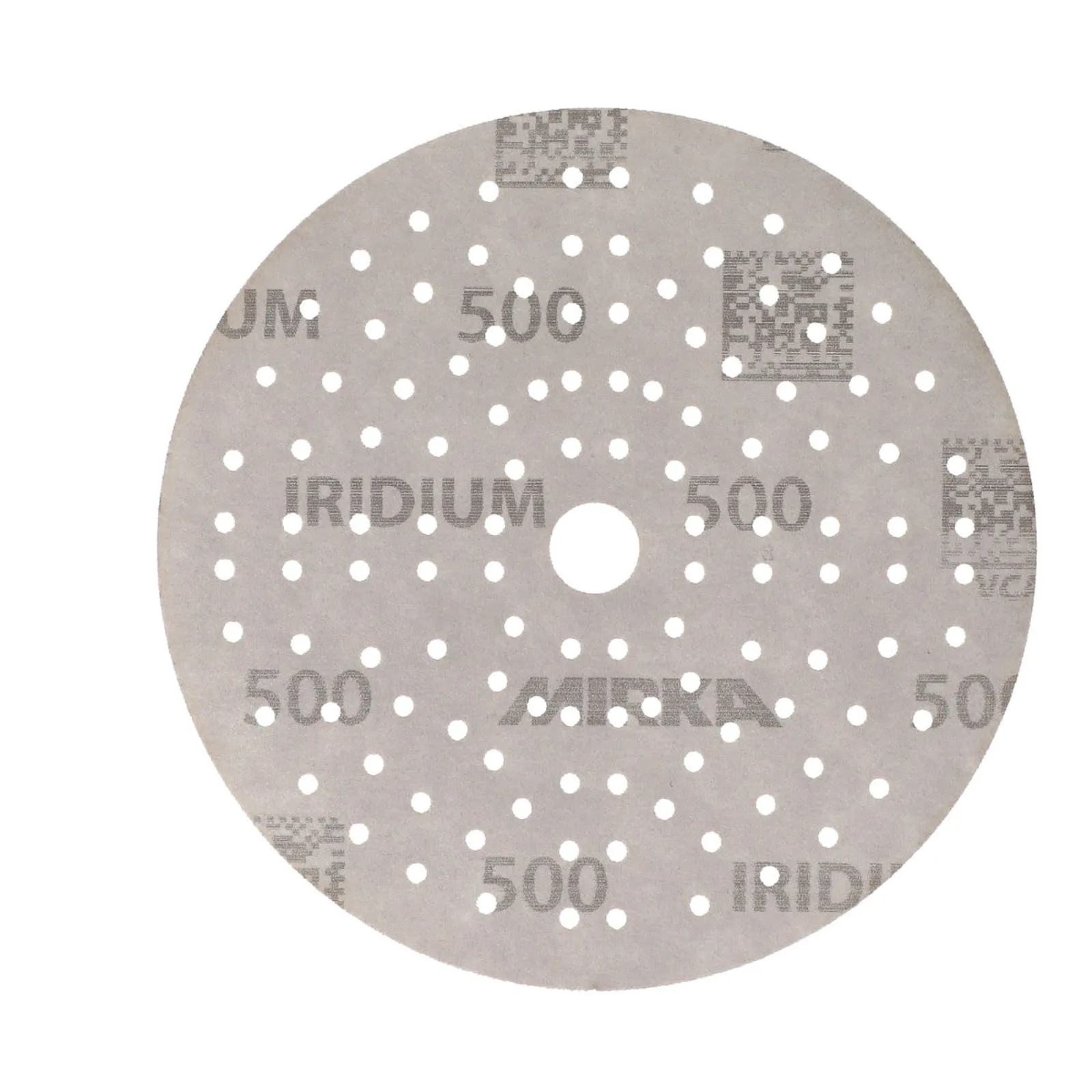 Mirka 150 mm IRIDIUM Premium Zımpara Diski P500 121 Delik — 100'lü Paket