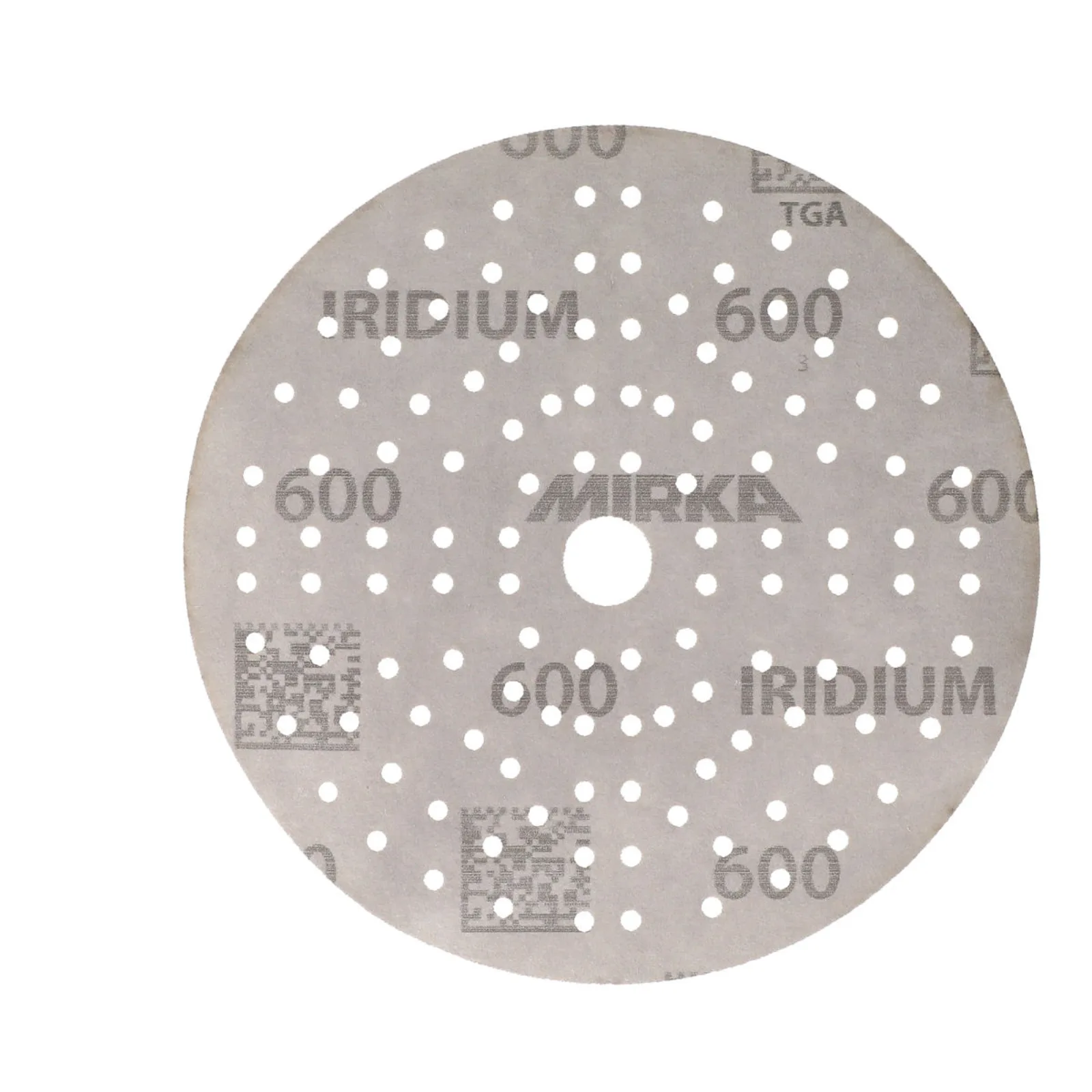 Mirka 150 mm IRIDIUM Premium Zımpara Diski P600 121 Delik — 100'lü Paket