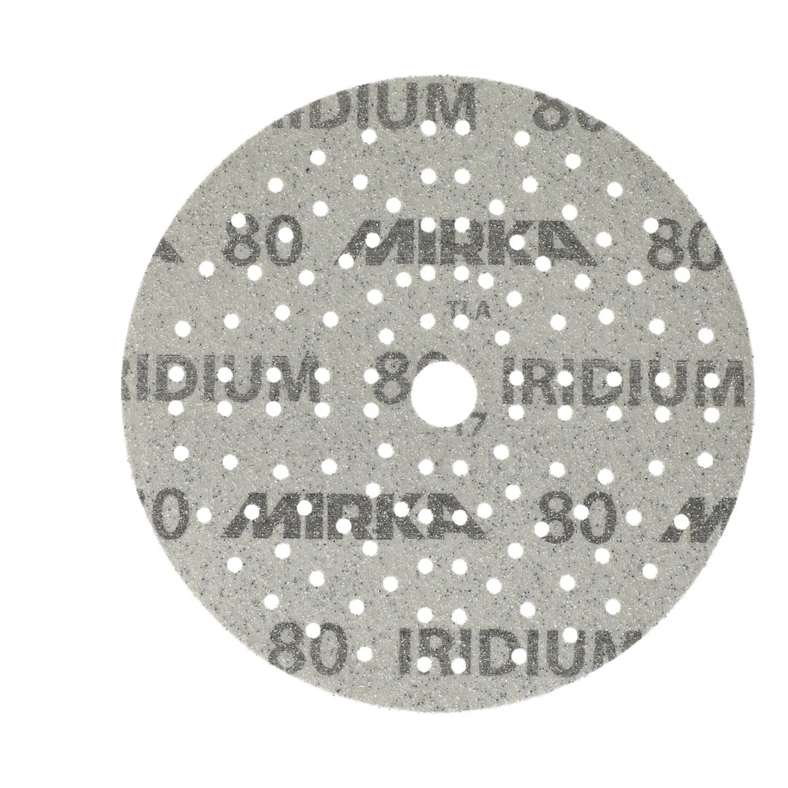 Mirka 150 mm IRIDIUM Premium Zımpara Diski P80 121 Delik — 100'lü Paket