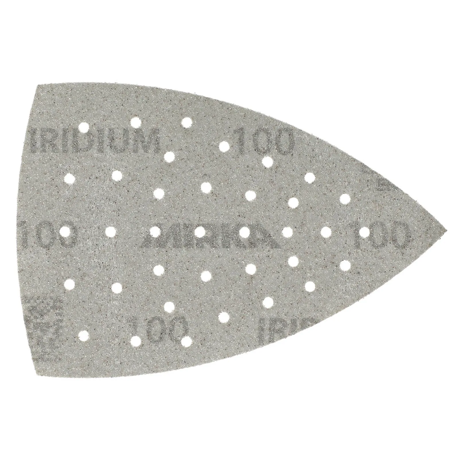 Mirka 100 × 152 × 152 mm IRIDIUM Premium Zımpara Diski P100 36 Delik — 50'li Paket