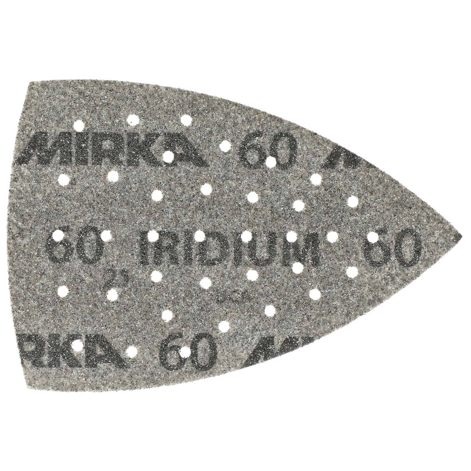 Mirka 100 × 152 × 152 mm IRIDIUM Premium Zımpara Diski P60 36 Delik — 50'li Paket