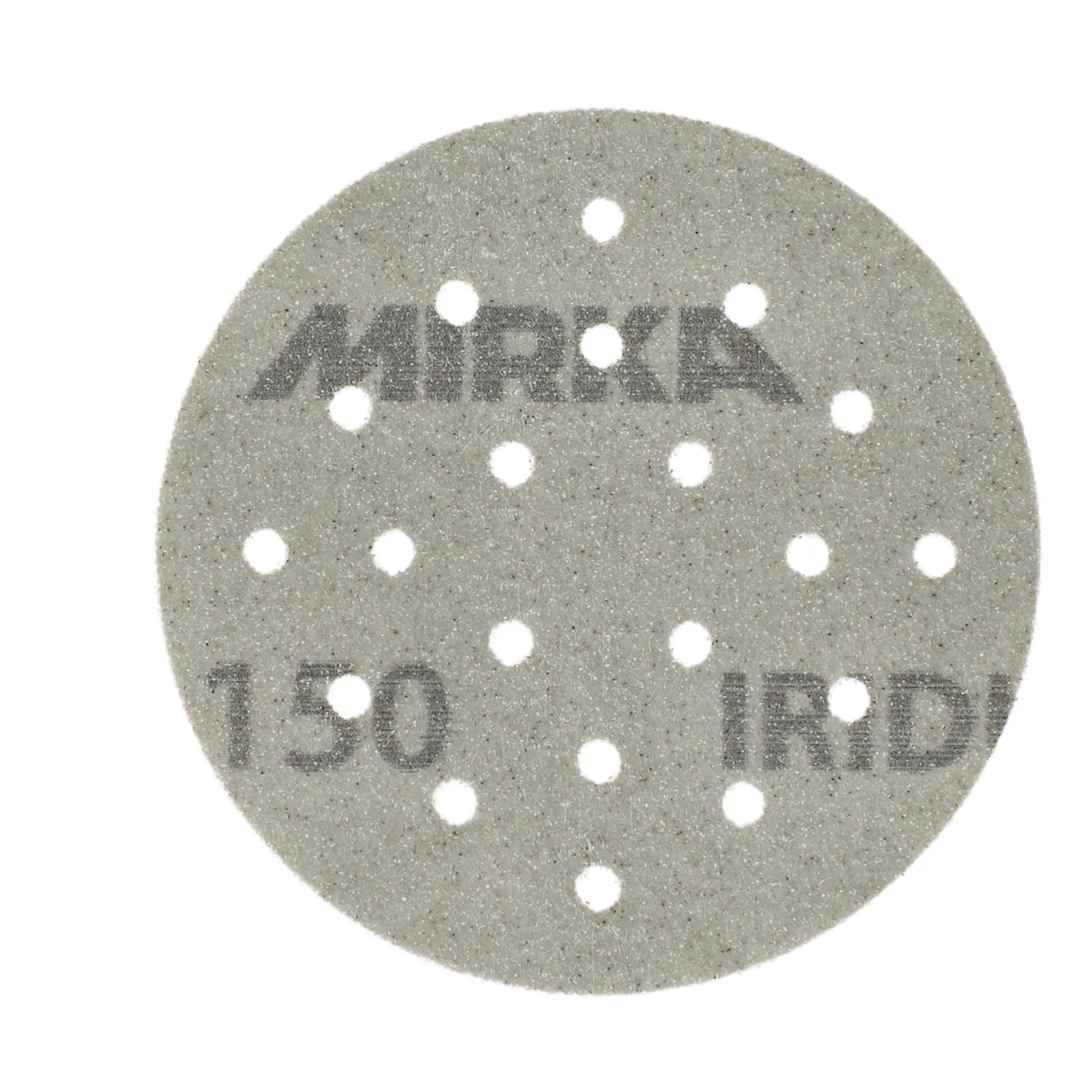 Mirka 77 mm IRIDIUM Premium Zımpara Diski P150 20 Delik — 50'li Paket