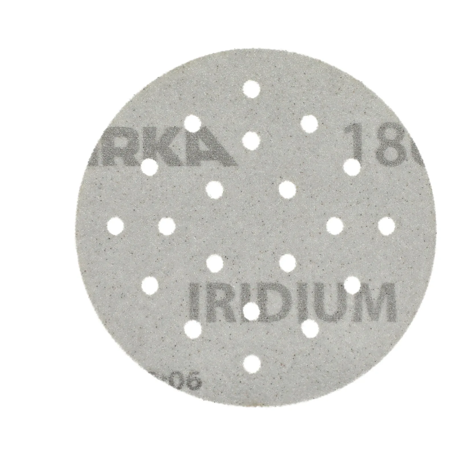 Mirka 77 mm IRIDIUM Premium Zımpara Diski P180 20 Delik — 50'li Paket