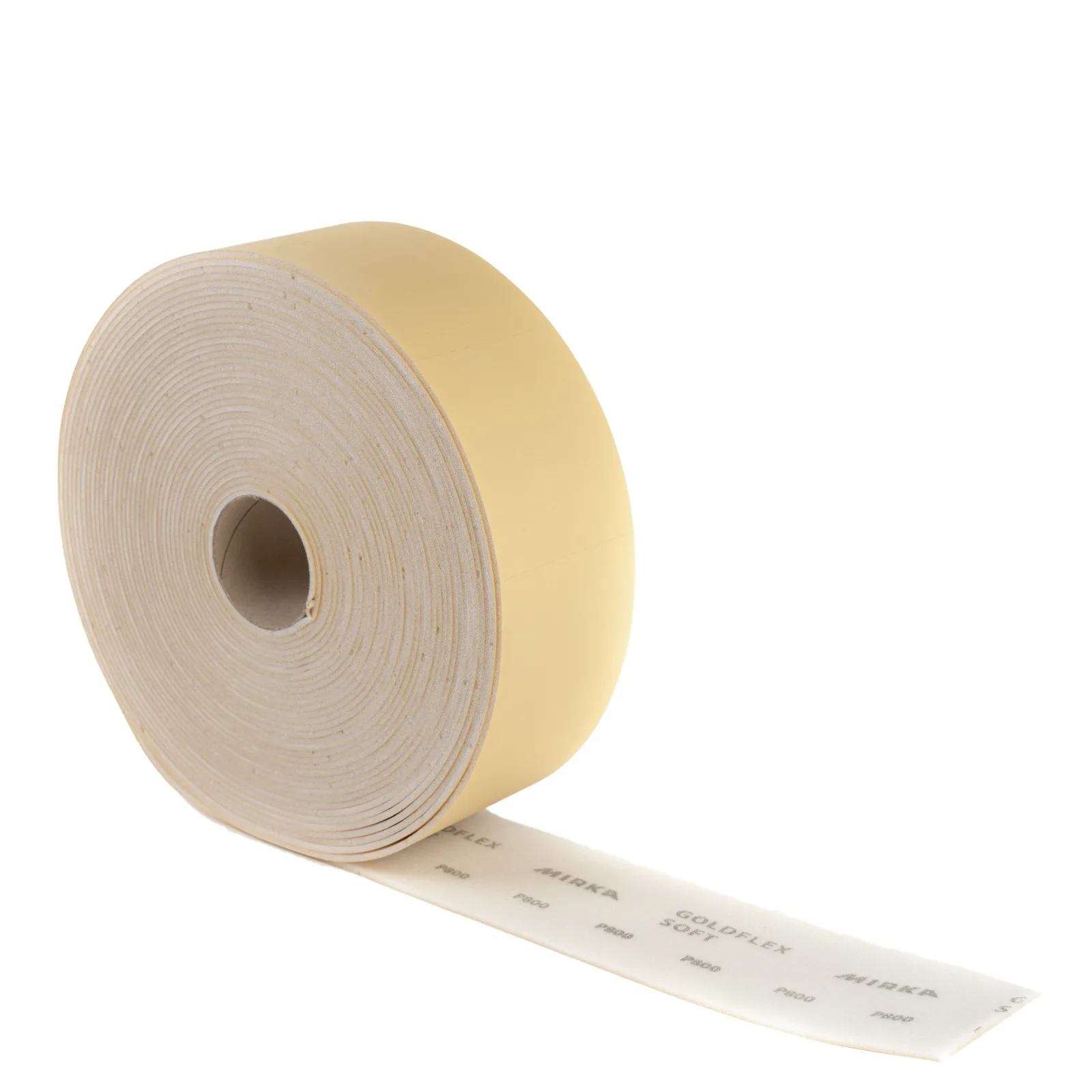 Mirka 115×125 mm GOLDFLEX SOFT Esnek Zımpara Rulosu P100 — 150'li Paket