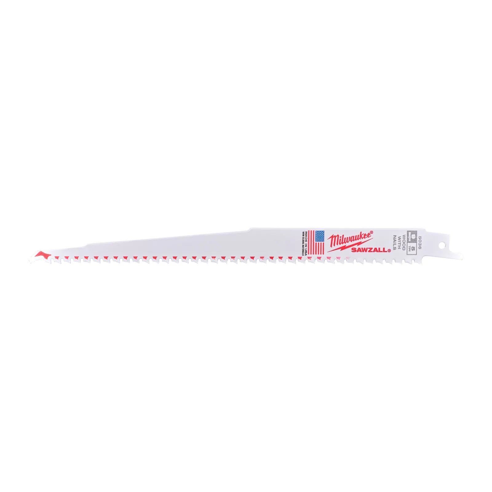 Kılıç Testere 230mm Bi-Met Yıkım Çivili Ahşap X 5 Tpi - 5 Pcf