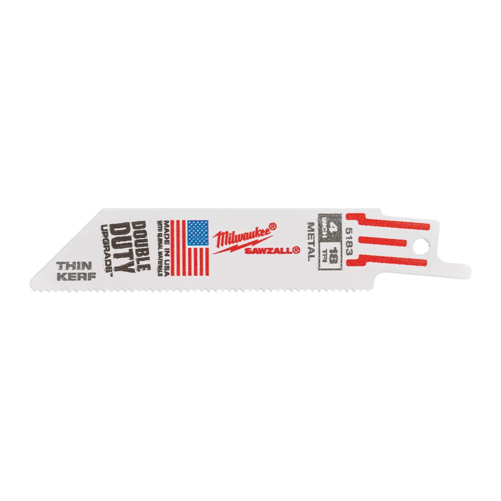 Kılıç Testere 100mm Bi-Met Esnek Metal Bıçağı X 18 Tpi 5 Pc
