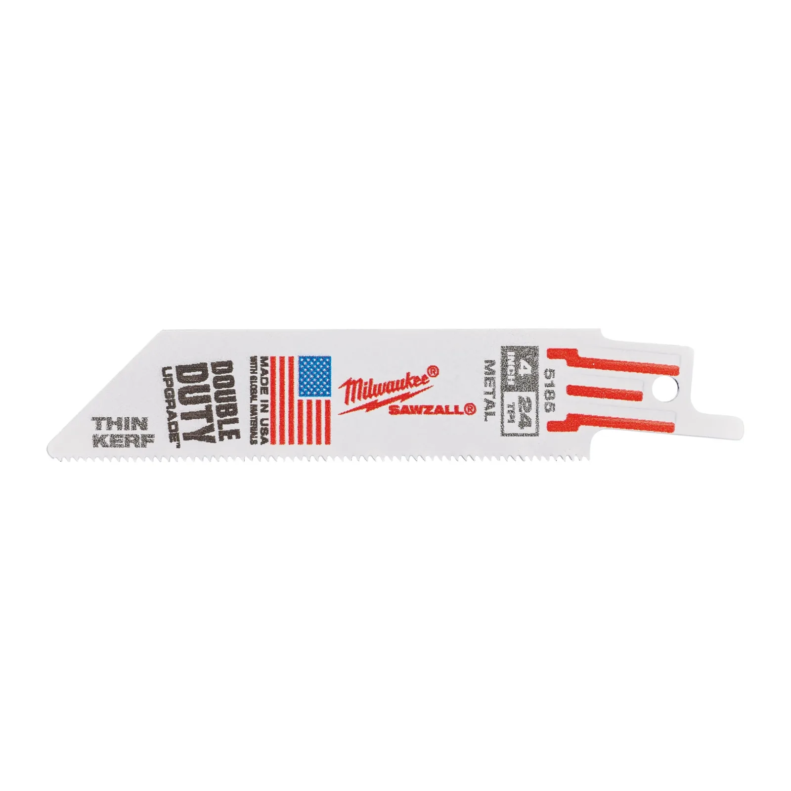 Kılıç Testere 100mm Bi-Met Esnek Metal Bıçağ X 24 Tpi 5 Pc
