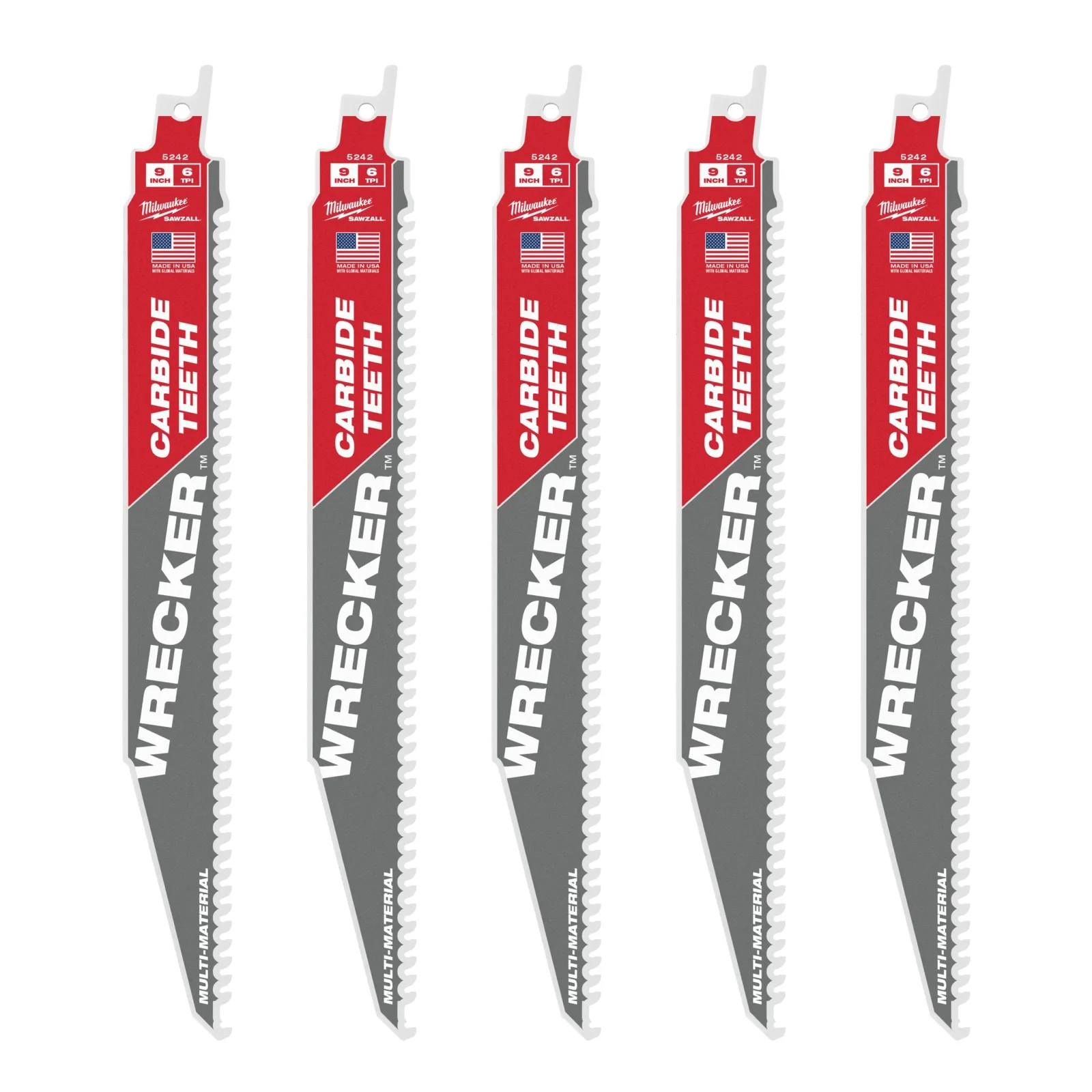 Kılıç Testere Tct Yıkım Bıçağı 230mm X 6 Tpi - 5 Pc