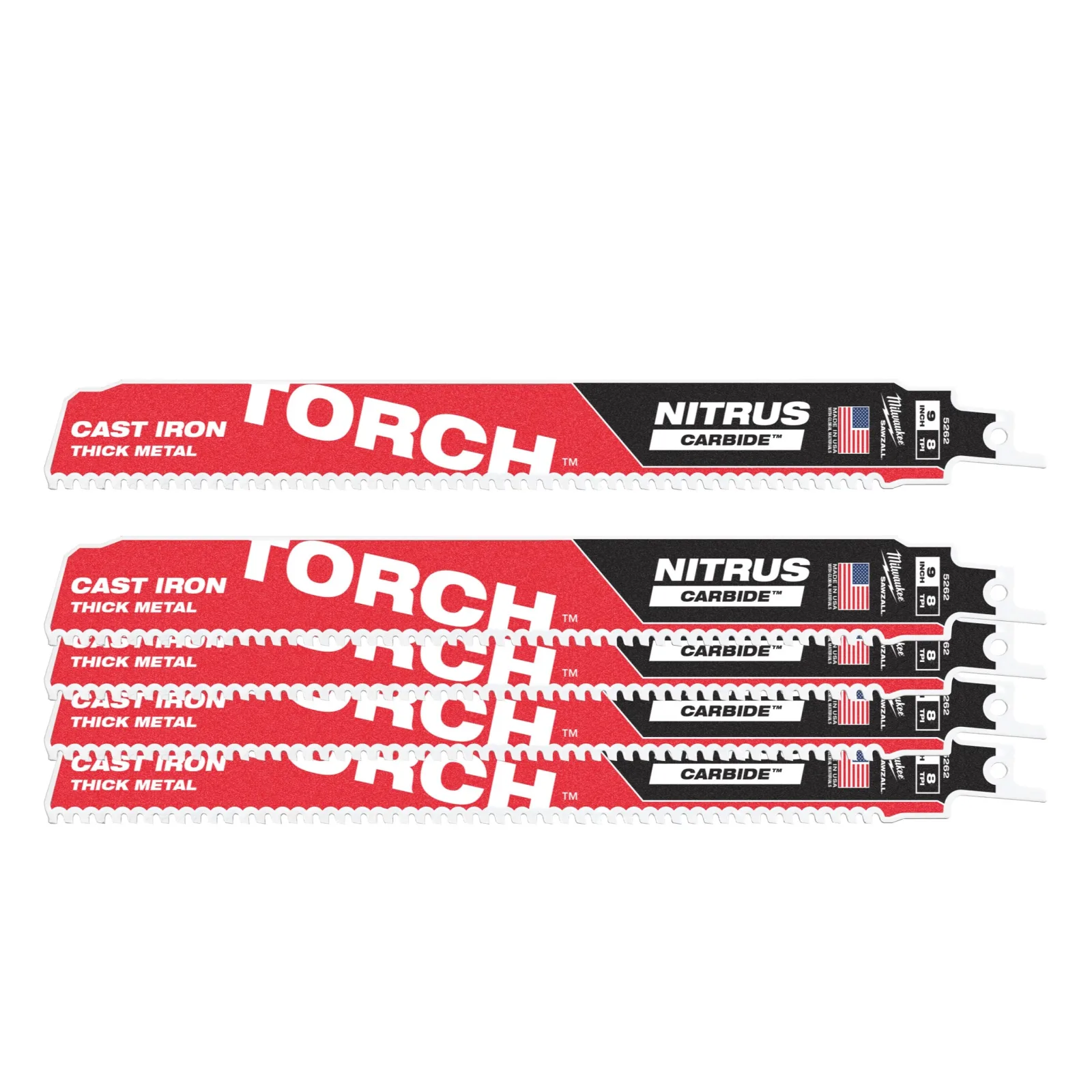 Kılıç Testere Tct Torch Nıtrus 230mm X 8 Tpi - 5 Pc