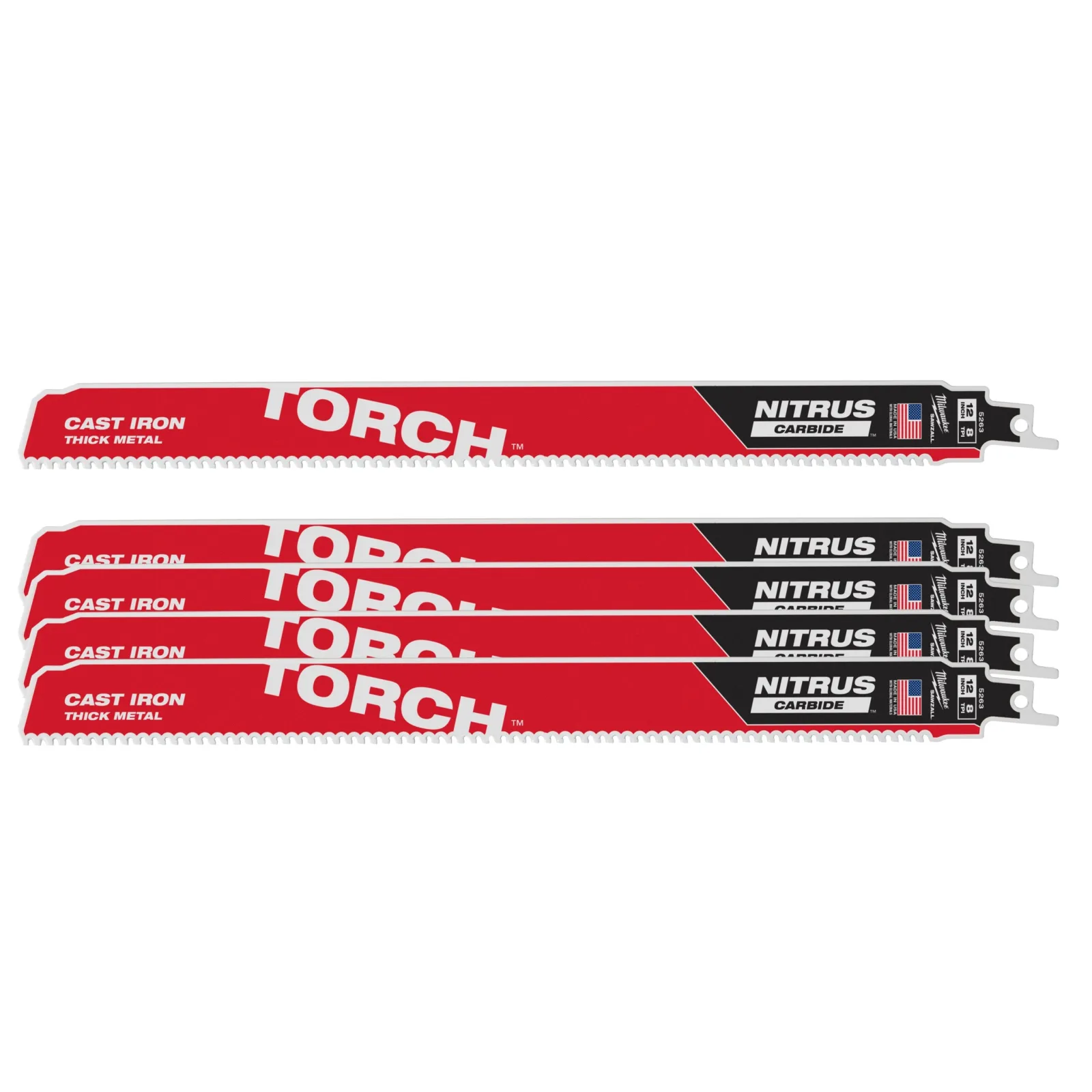 Kılıç Testere Tct Torch Nıtrus 300mm X 8 Tpi - 5 Pc