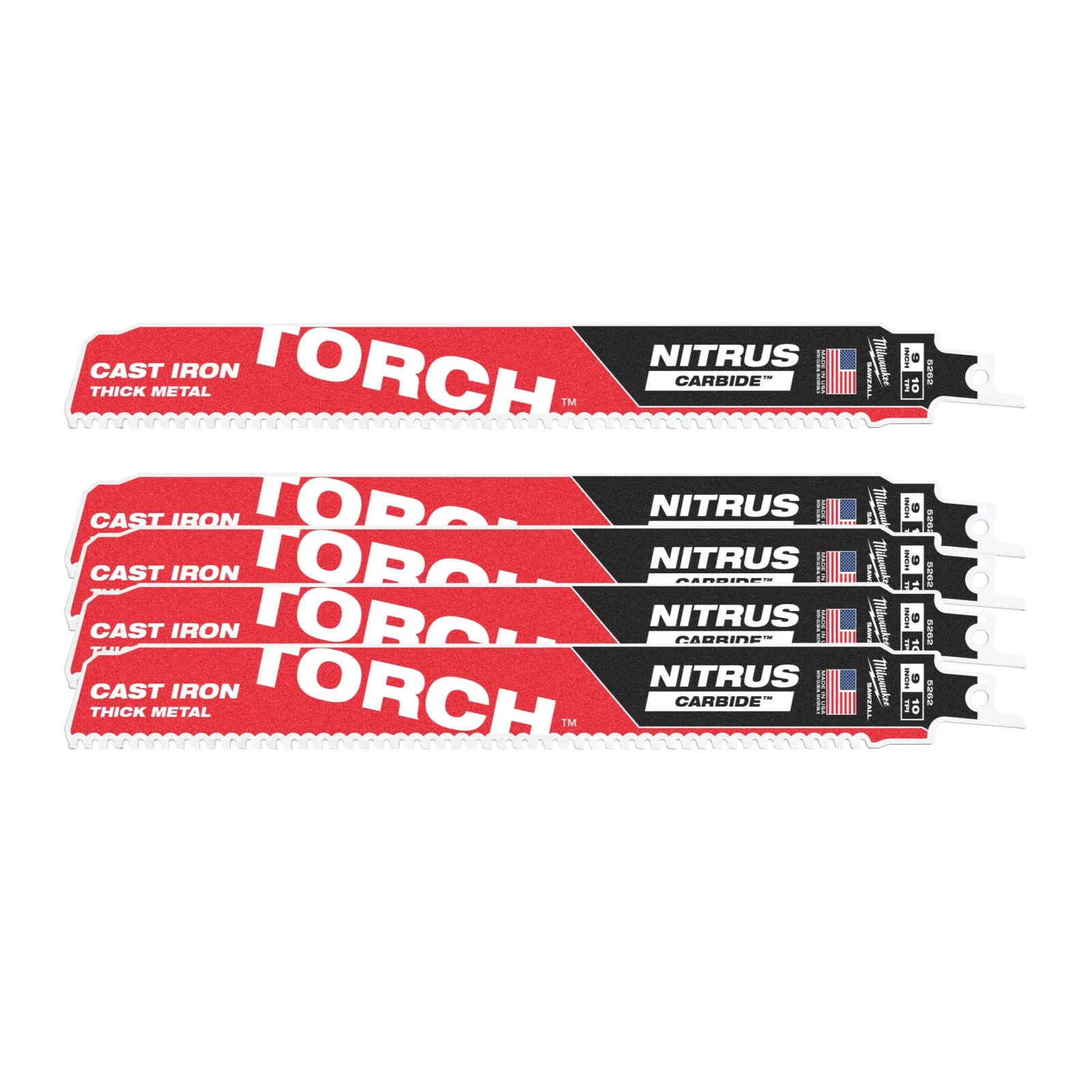 Kılıç Testere Tct Torch Nıtrus 230mm X 10 Tpi - 5 Pc