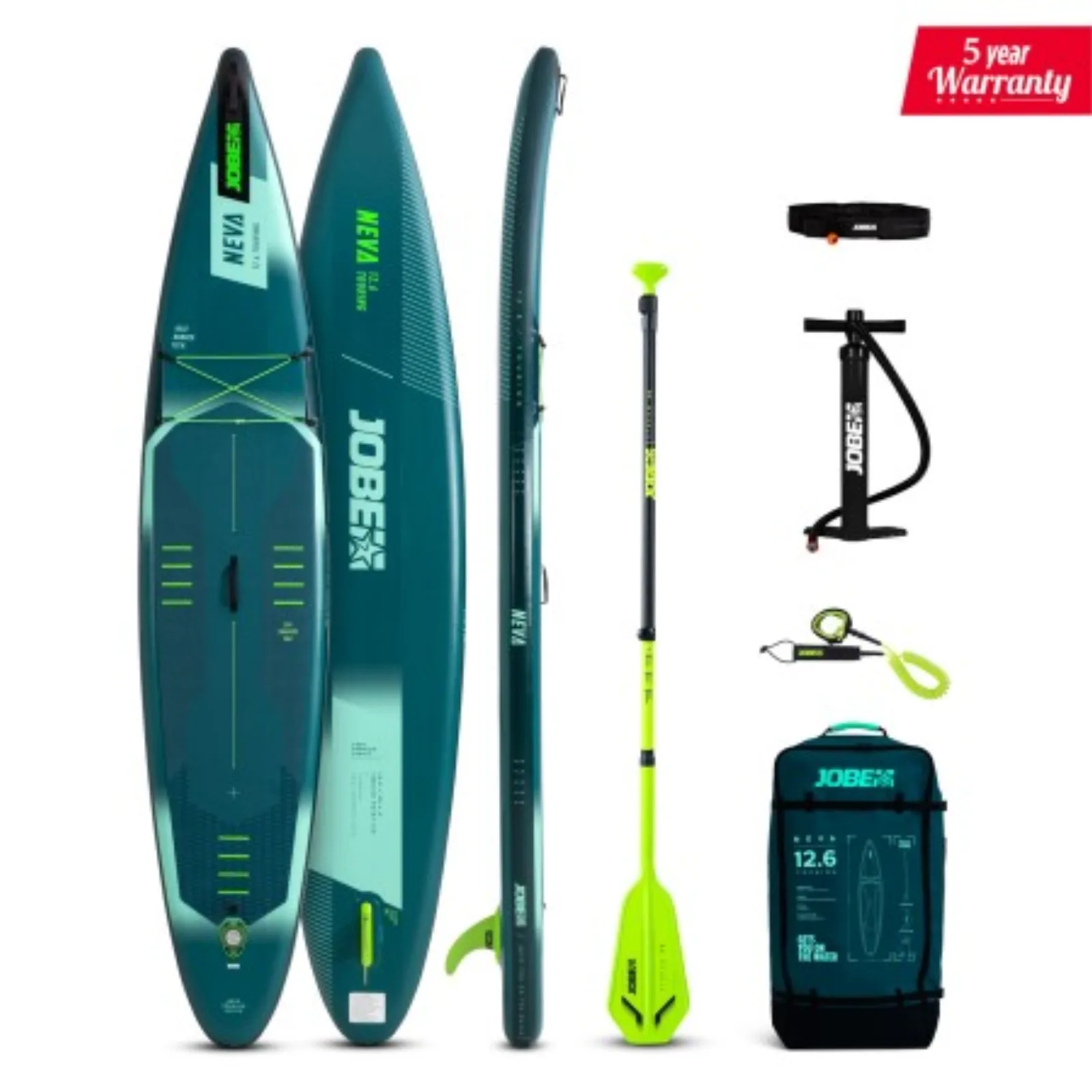 Jobe Aero Neva SUP Board 12.6 Set