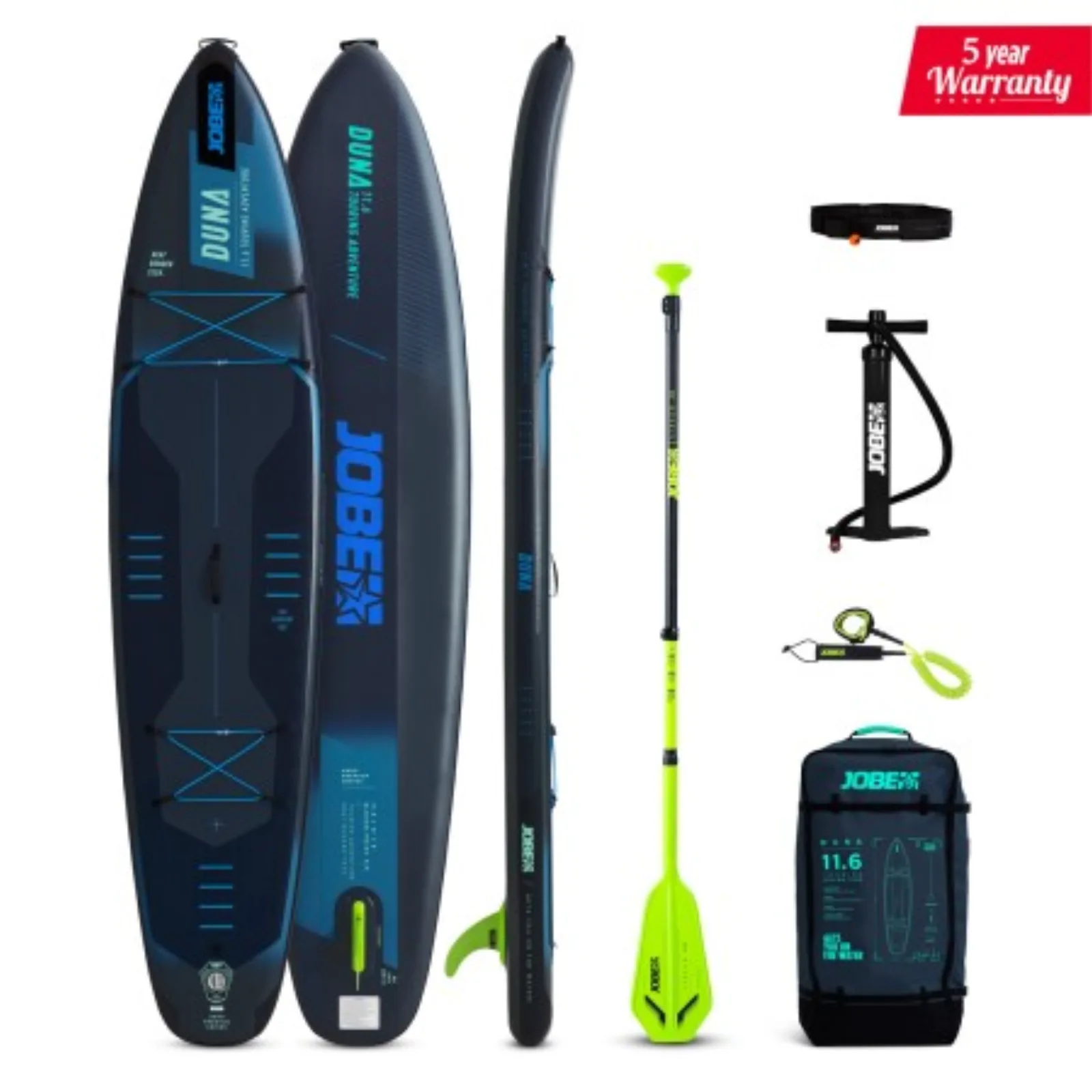 Jobe Aero Duna SUP Board 11.6 Set Mavi