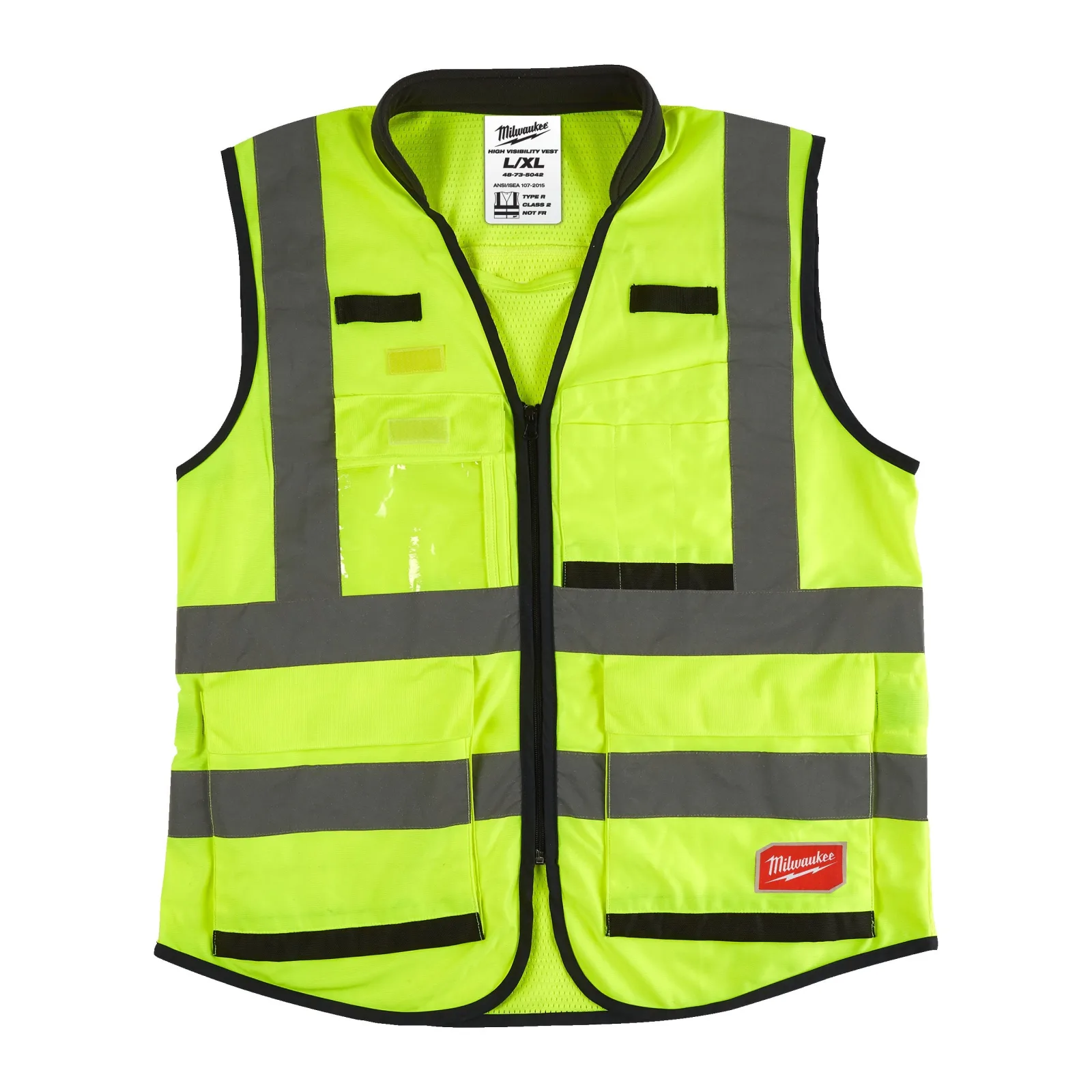 Premium Yüksek Görünürlüklü Yelek (Sarı) - L/Xl