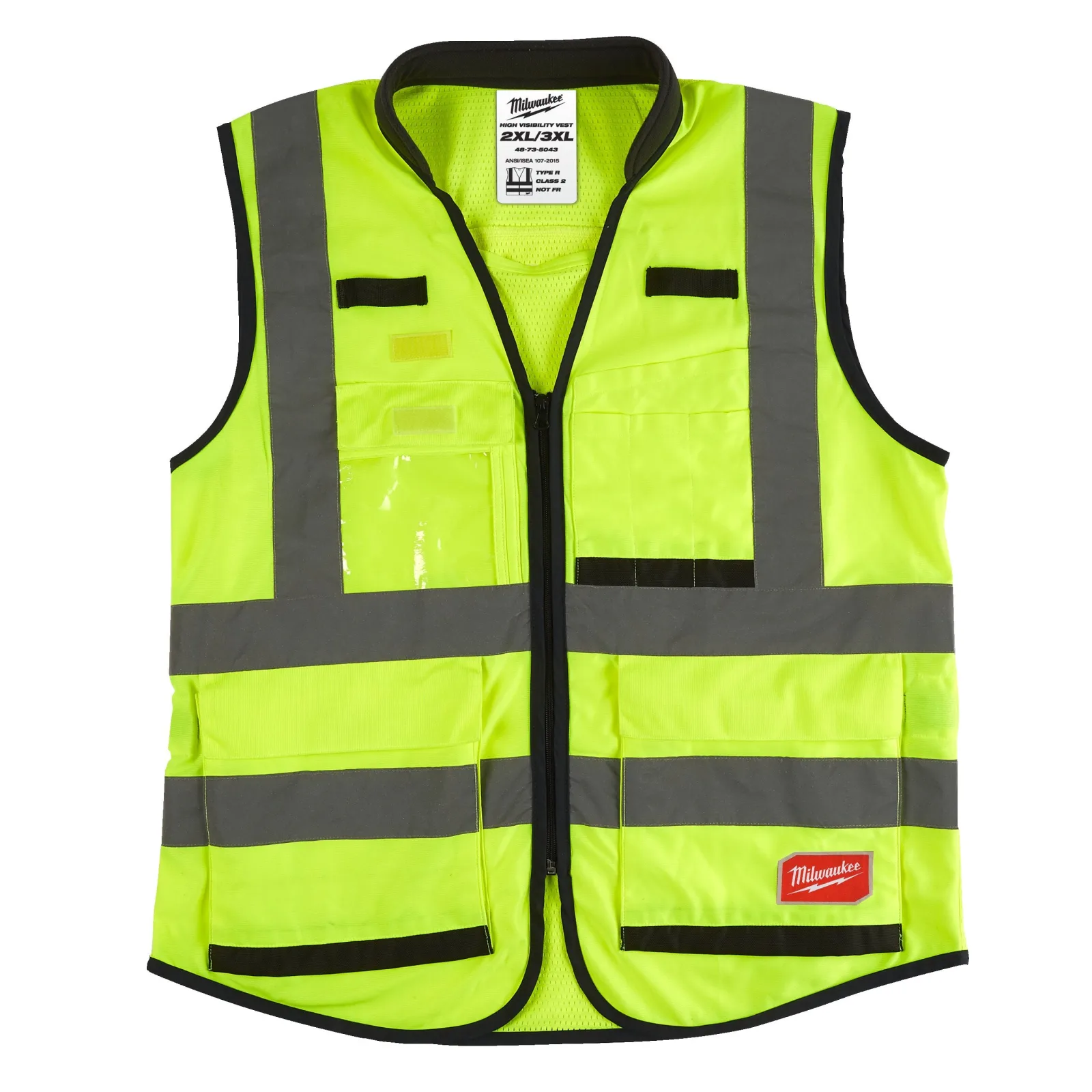 Premium Yüksek Görünürlüklü Yelek (Sarı) - 2xl/3xl