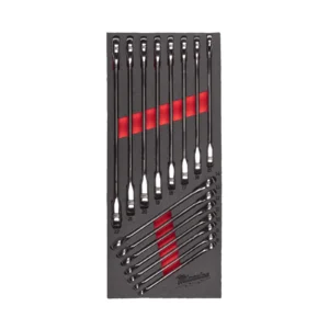 Kombine Anahtar Seti Cırcırlı 15 Parça Max Bıte (Metal Alet Dolabı İçin)