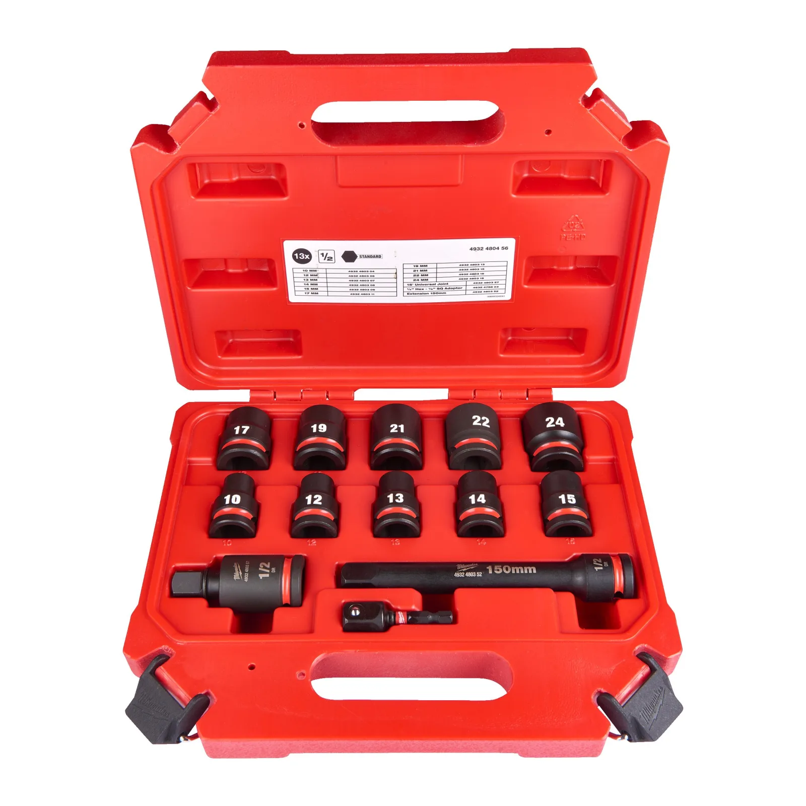 Lokma Endüst. Darbeli Shw 1/2 İnç Std Set-13parça