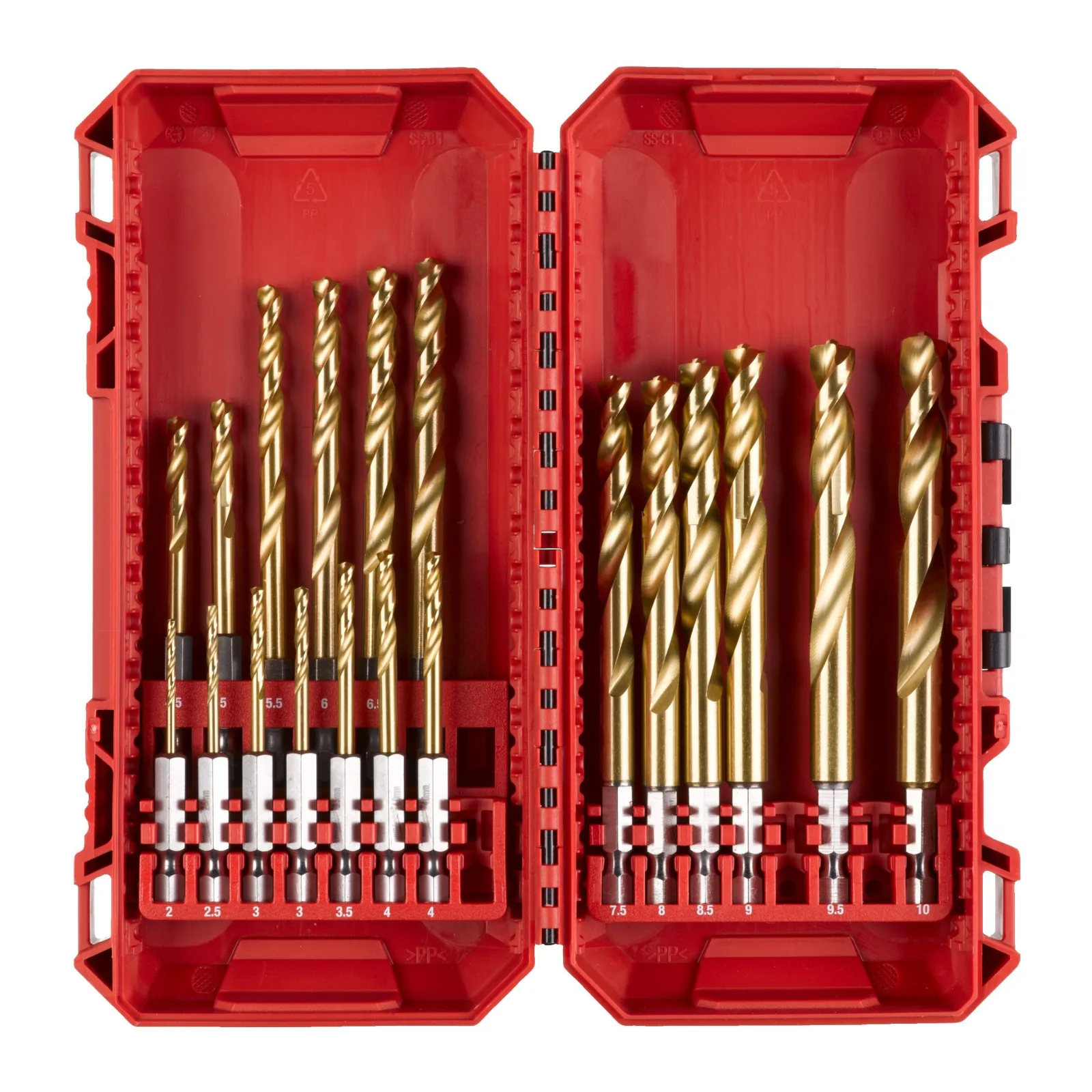 Metal Matkap Ucu Red Hex Girişli Hss-G Tin 19 Prç
