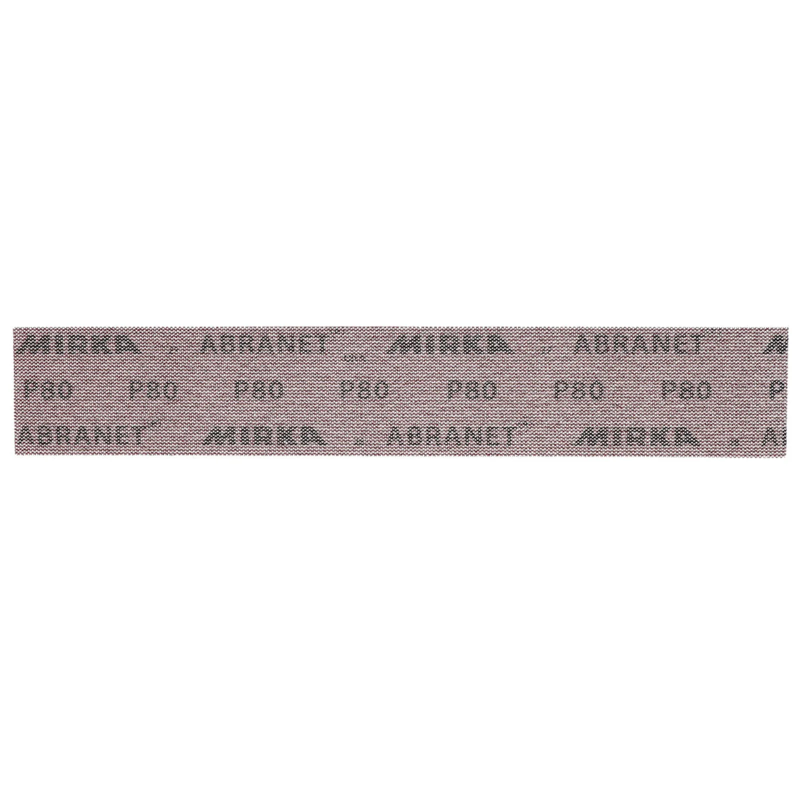 Mirka 70×420 mm ABRANET File Zımpara Diski P80 — 50'li Paket
