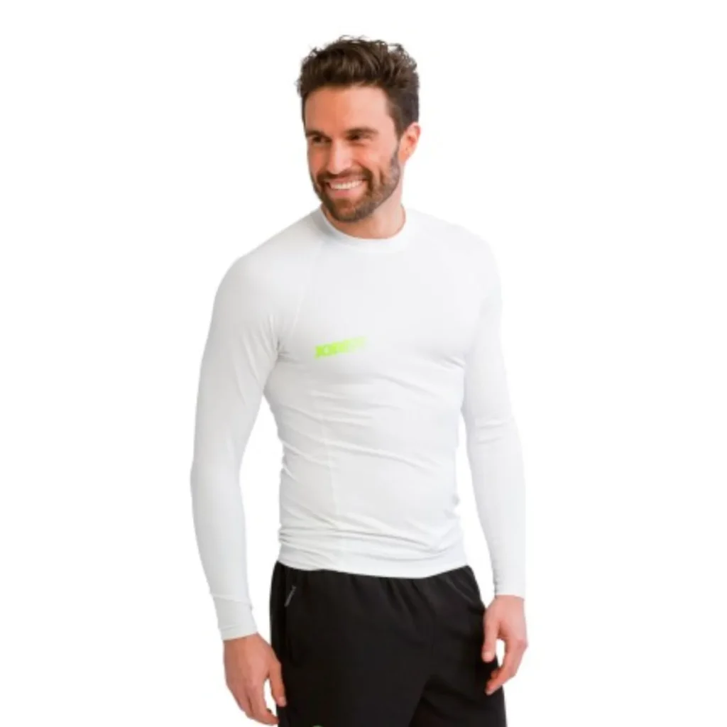 Jobe Rash Guard Longsleeve Erkek Beyaz