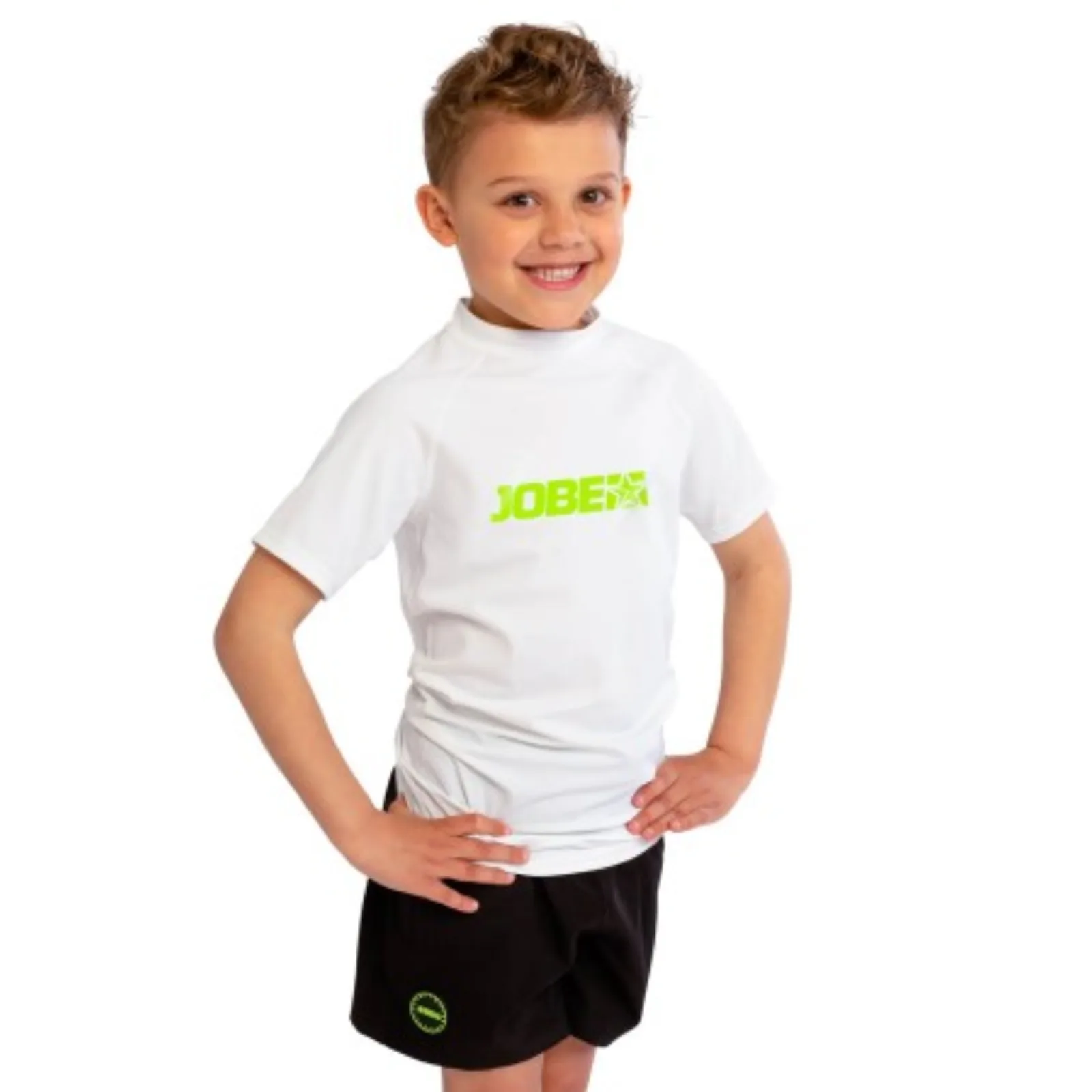 Jobe Rash Guard Shortsleeve Çocuk Beyaz
