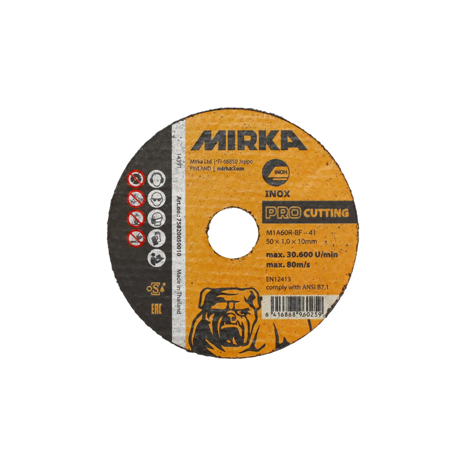 Mirka 0×10 mm Kesme Diski