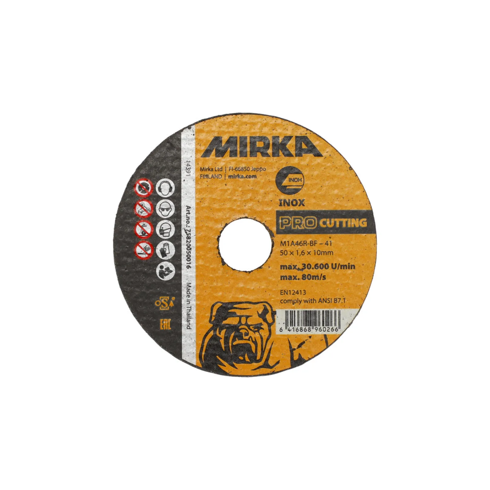 Mirka 6×10 mm Kesme Diski