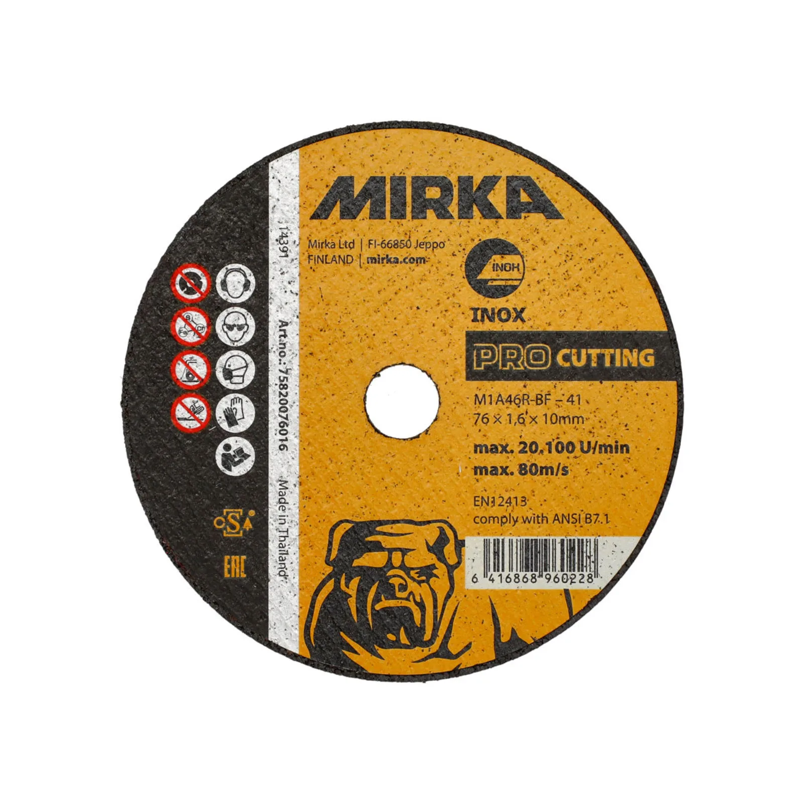 Mirka 6×10 mm Kesme Diski