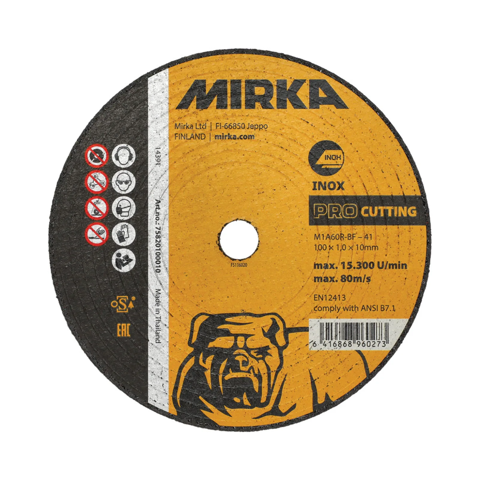 Mirka 0×10 mm Kesme Diski