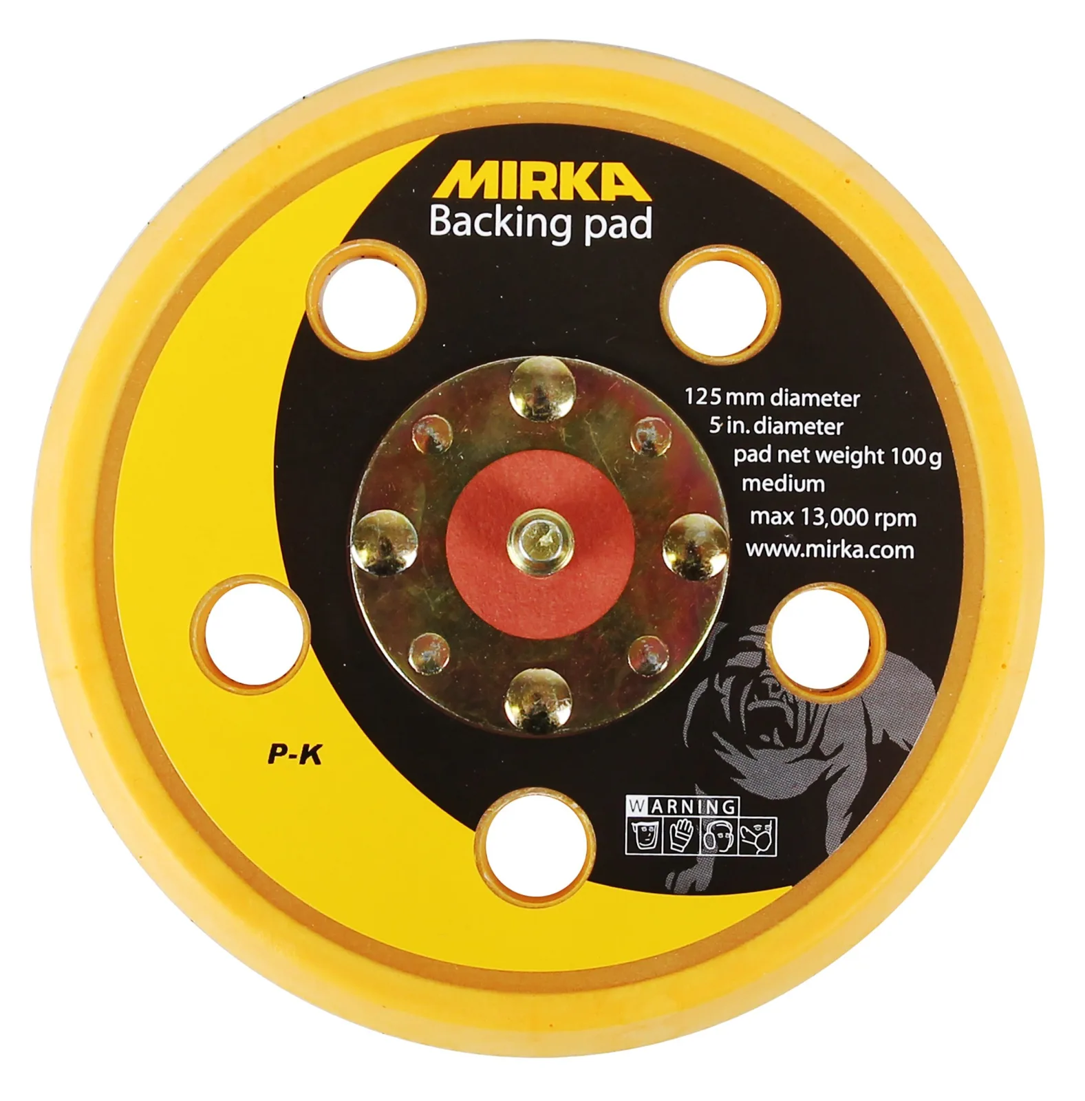 Mirka 125 mm Taban Koruyucu 8 Delik