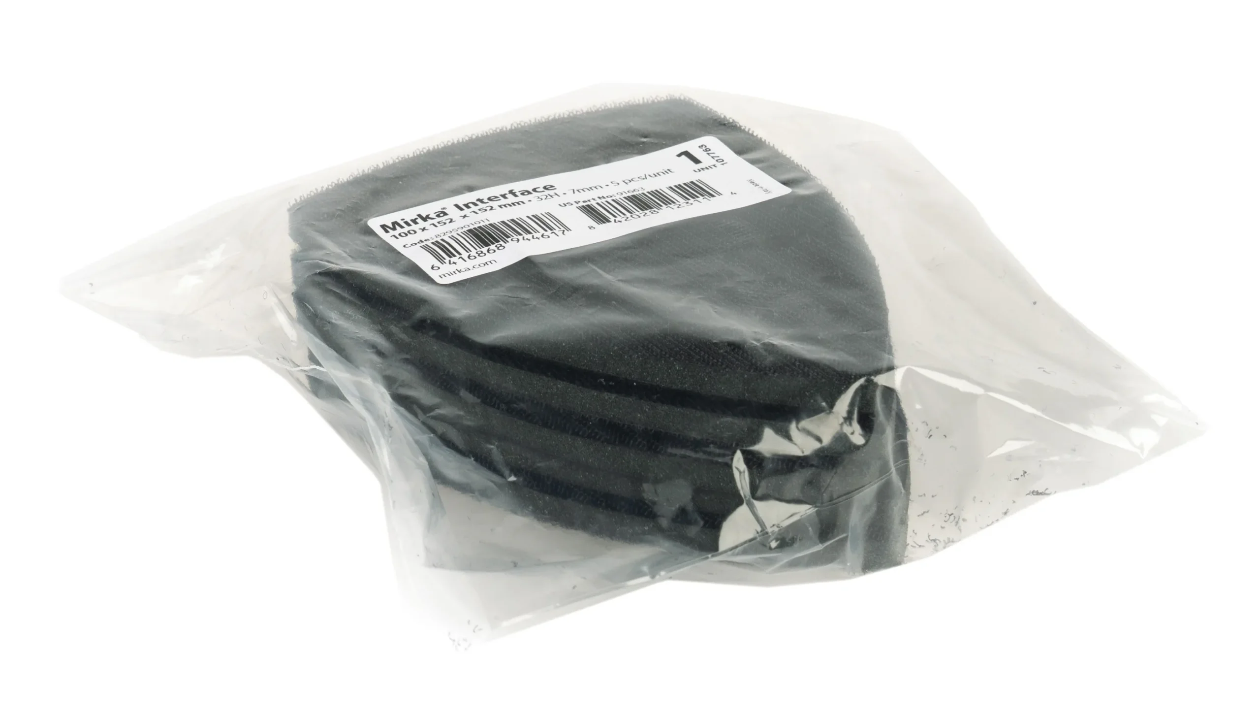 Mirka 100 × 152 × 152 mm Ara Ped (Interface) — 5'li Paket