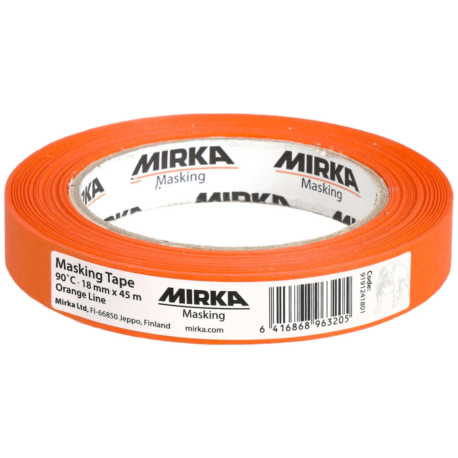 Mirka 18 mm × 45 m Maskeleme Bandı — 48'li Paket