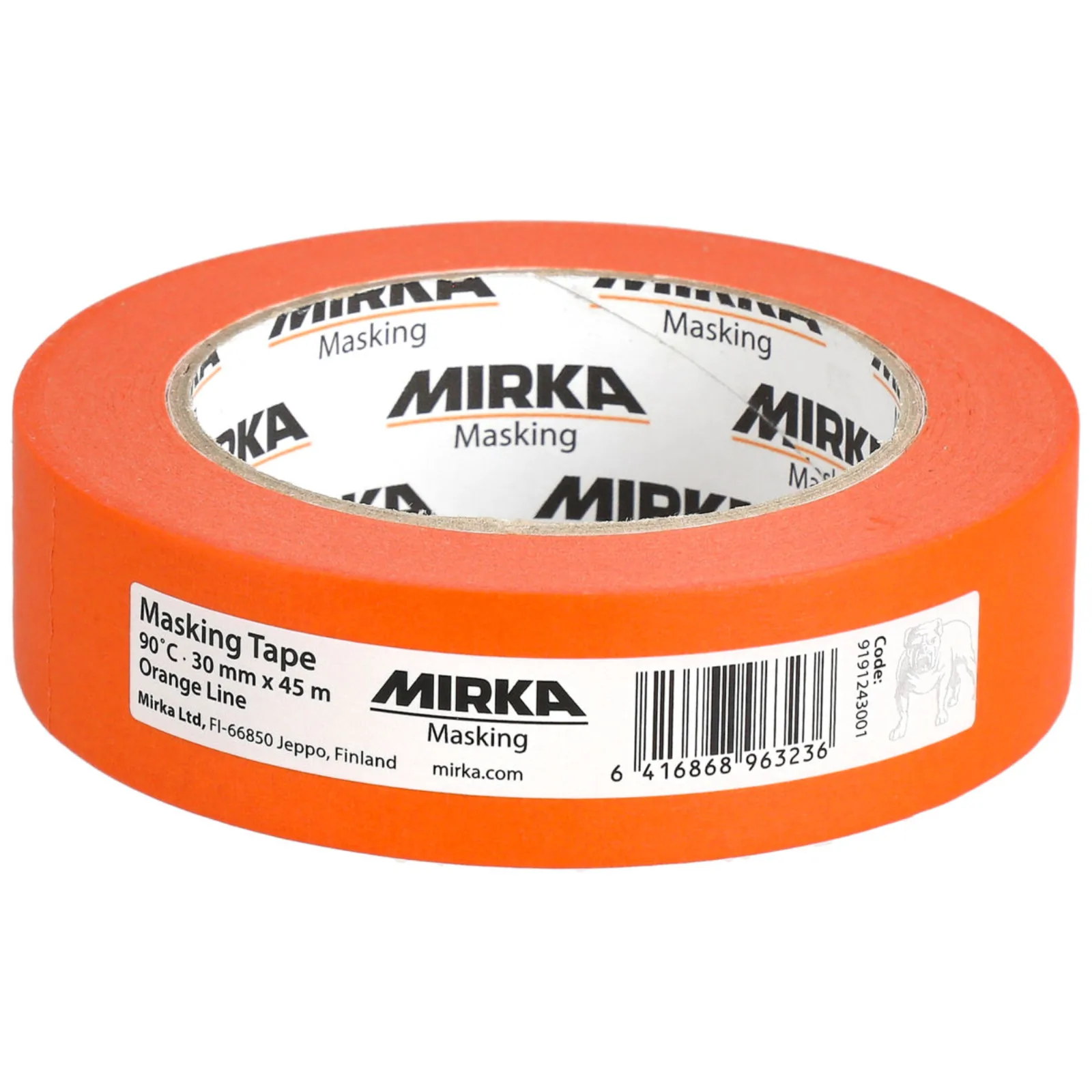 Mirka 30 mm × 45 m Maskeleme Bandı — 30'lu Paket