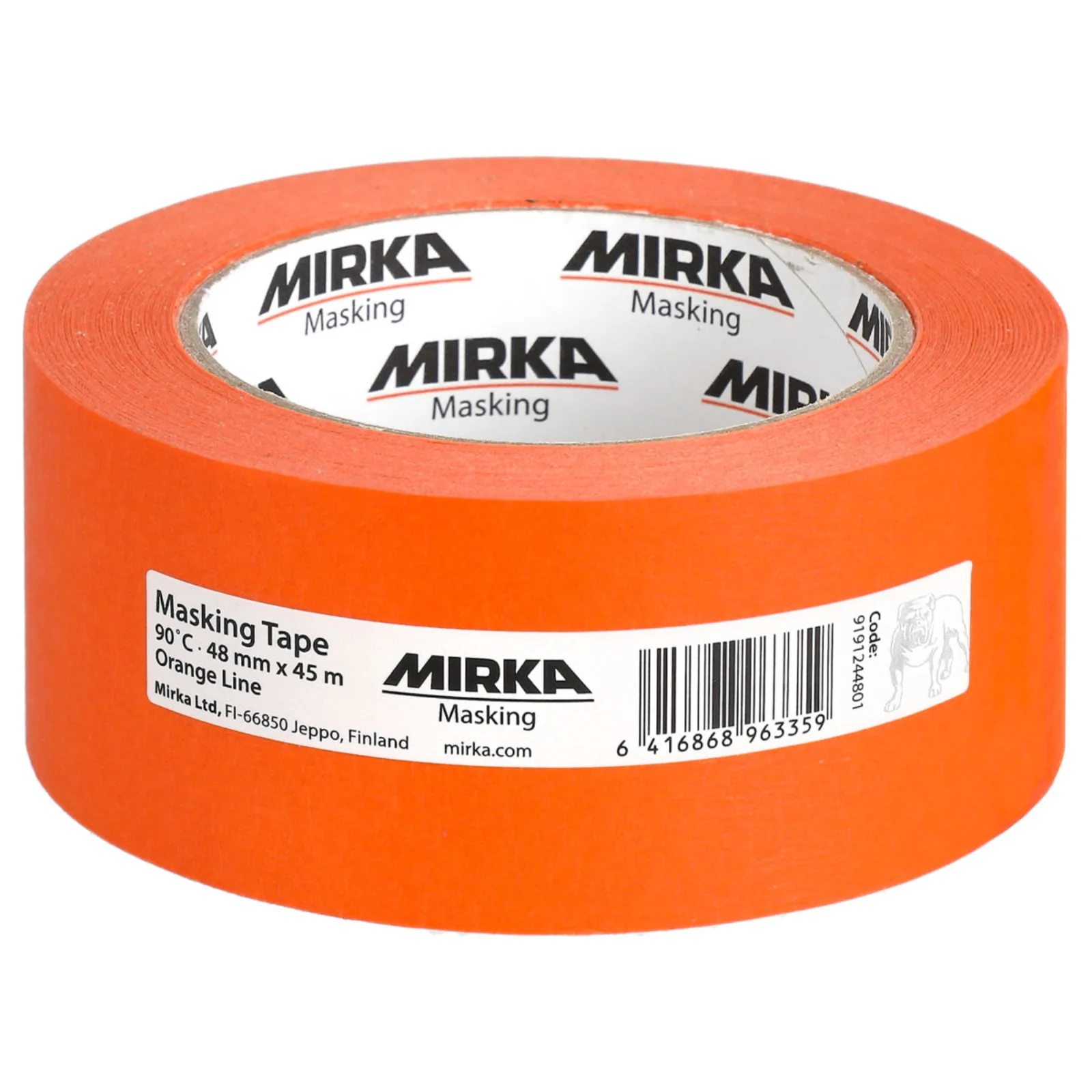 Mirka 48 mm × 45 m Maskeleme Bandı — 18'li Paket