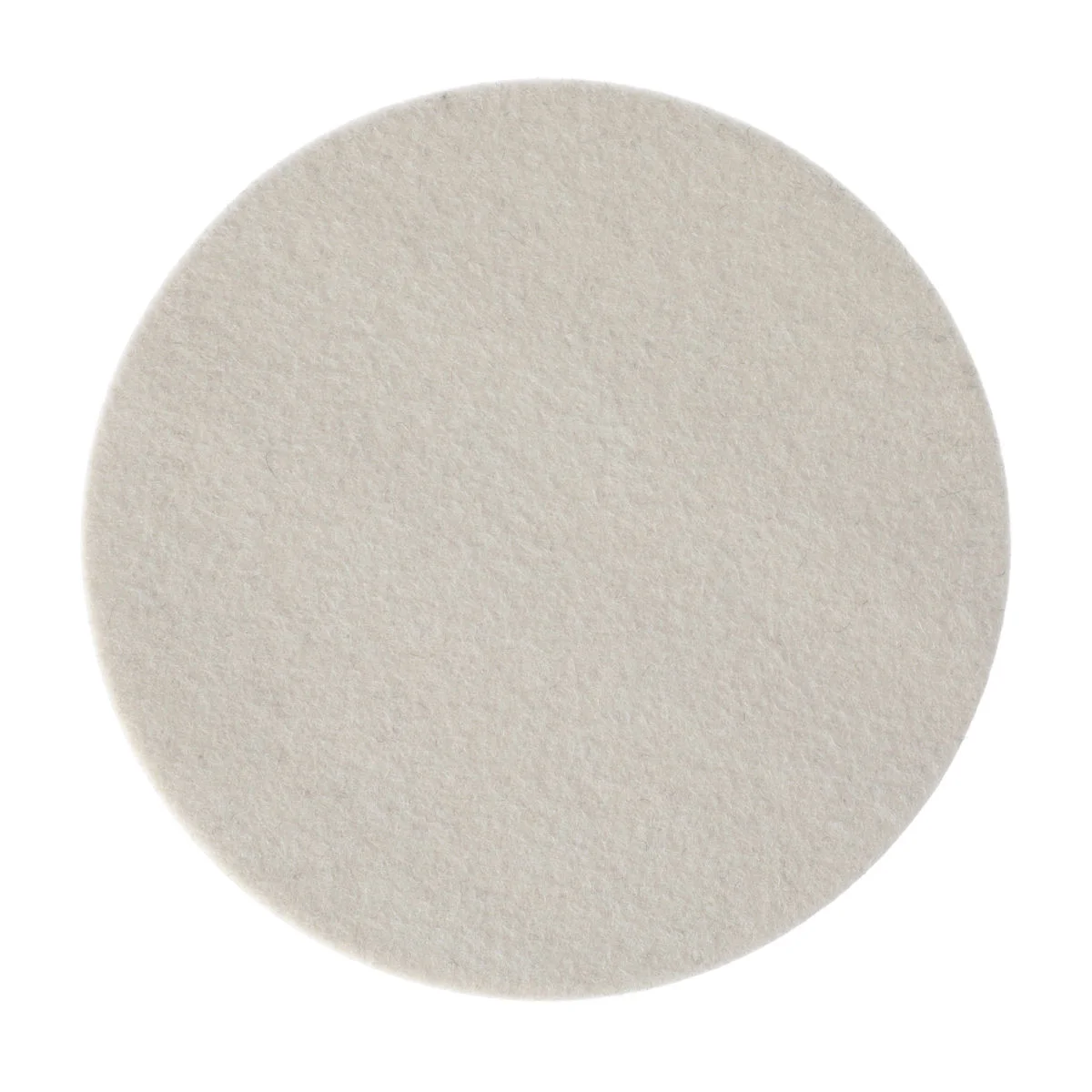 Polishing Felt Pad 125x6mm Grip White, 2/Pack