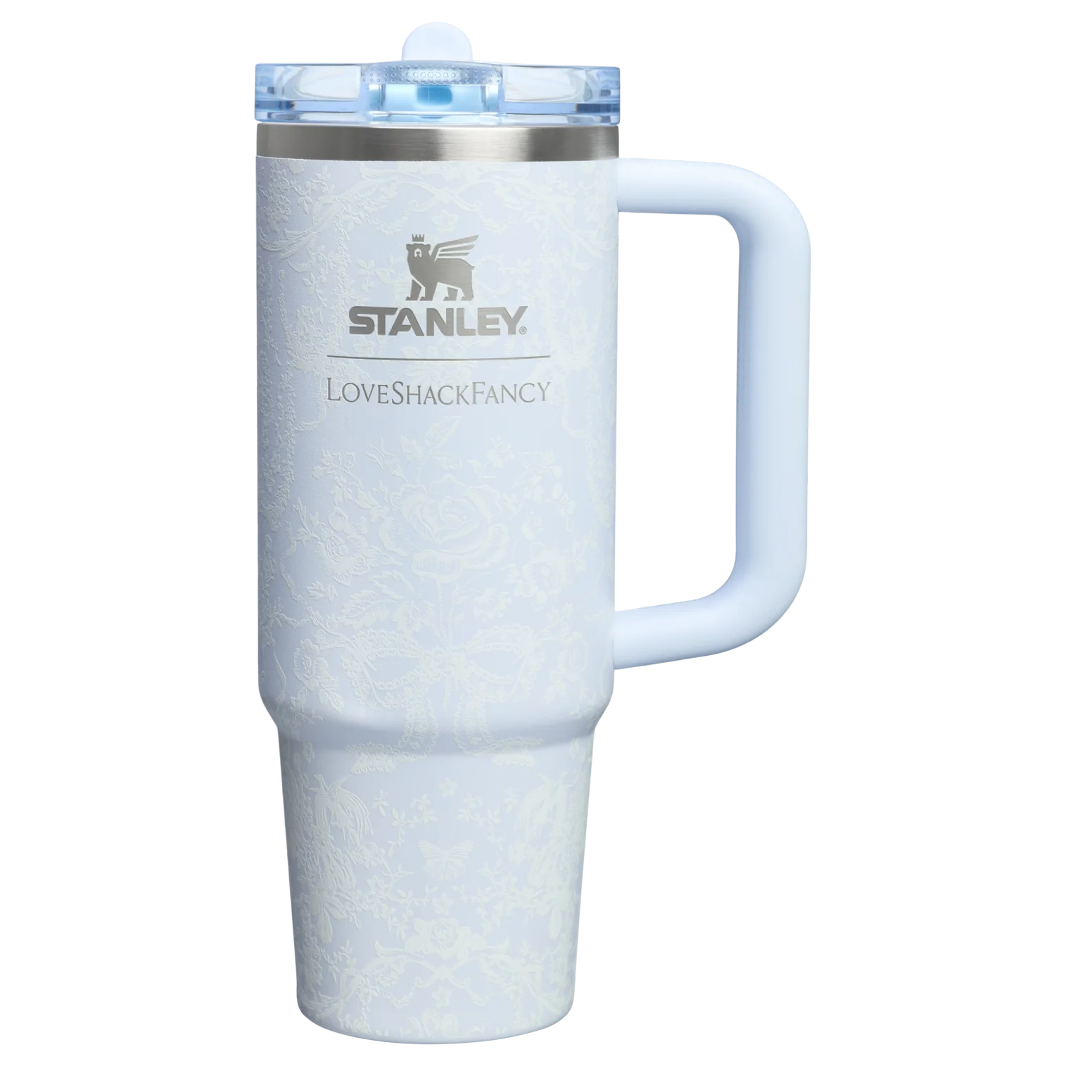 Stanley 1913 x LoveShackFancy Quencher ProTour Tumbler – Toscana Toile - Alpine Mavi