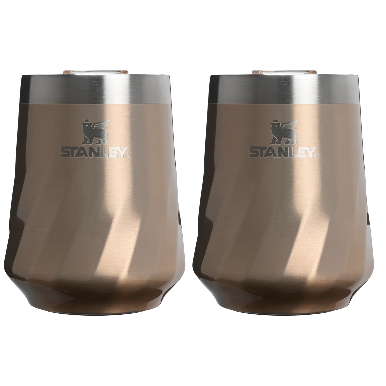 Stanley Reserve Wine Tumbler Gift Set – Pale Altın Shine