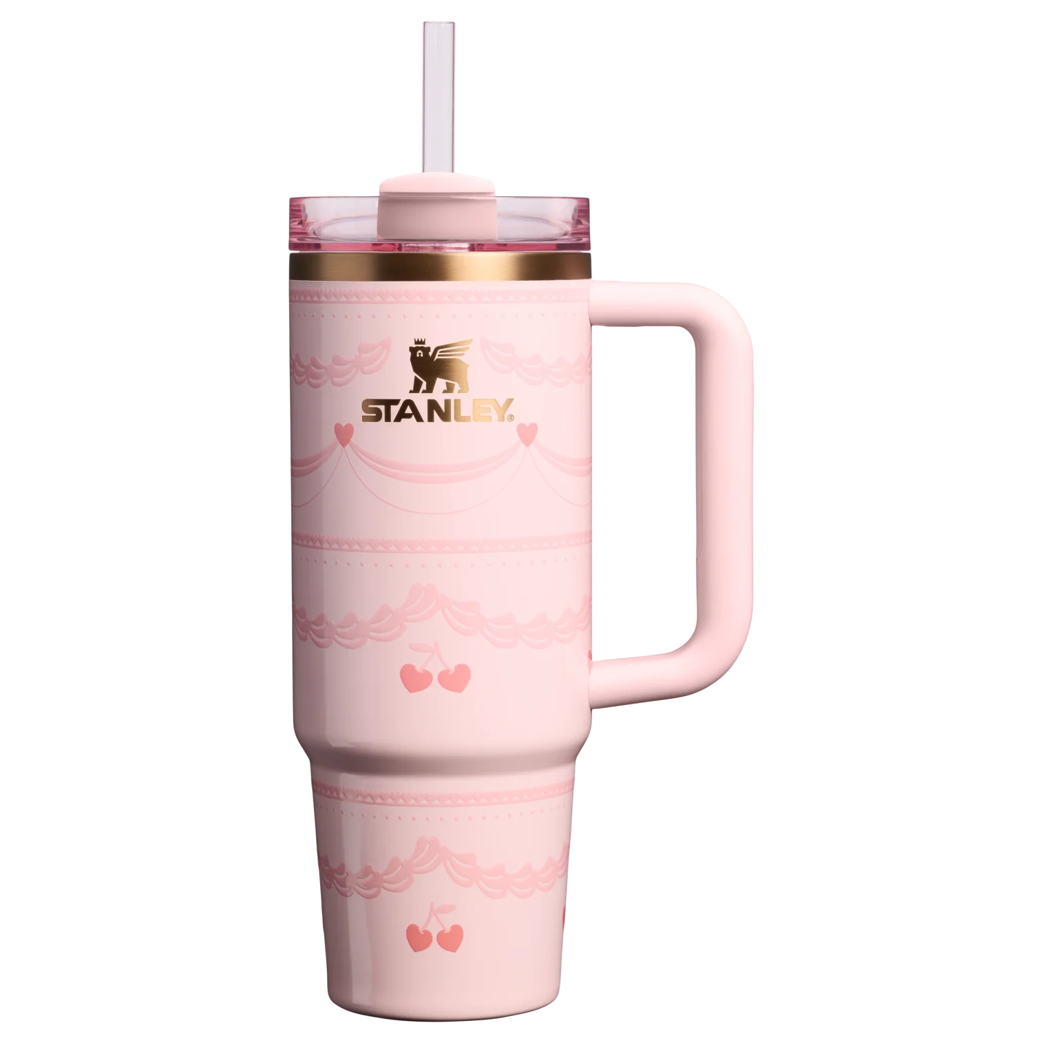 Stanley Quencher H2.0 Flowstate Tumbler – Pembe Velvet Cake
