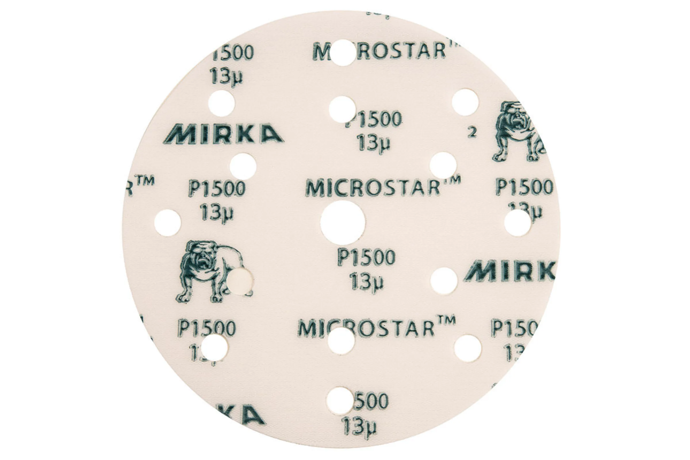 Mirka 150 mm MICROSTAR Premium İnce Disk P800 15 Delik — 50'li Paket