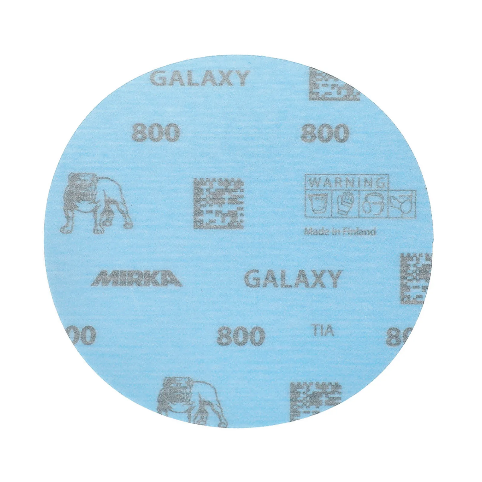 Mirka 125 mm GALAXY Premium Zımpara Diski P800 — 50'li Paket