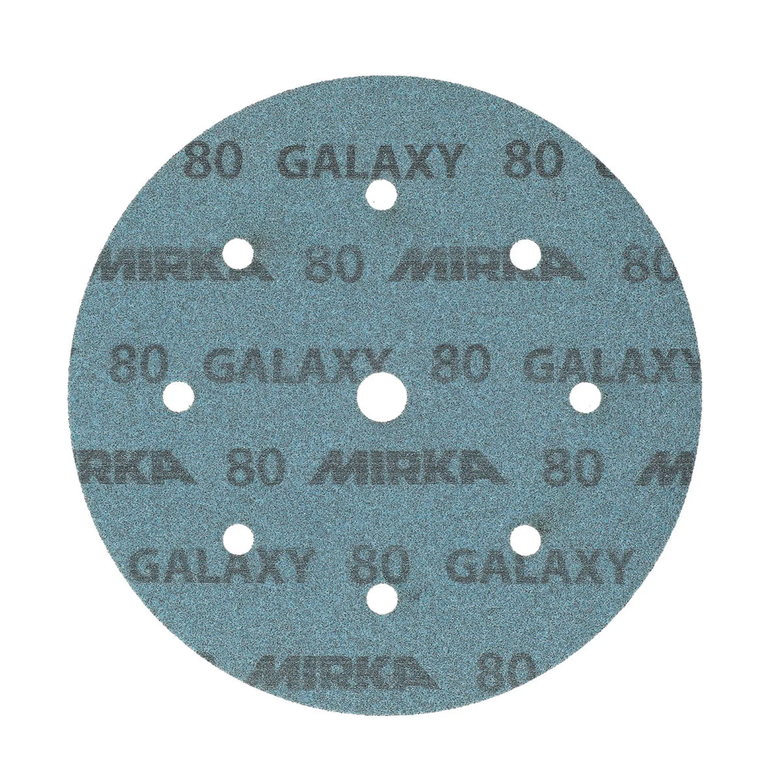 Mirka 200 mm GALAXY Premium Zımpara Diski P80 9 Delik — 50'li Paket